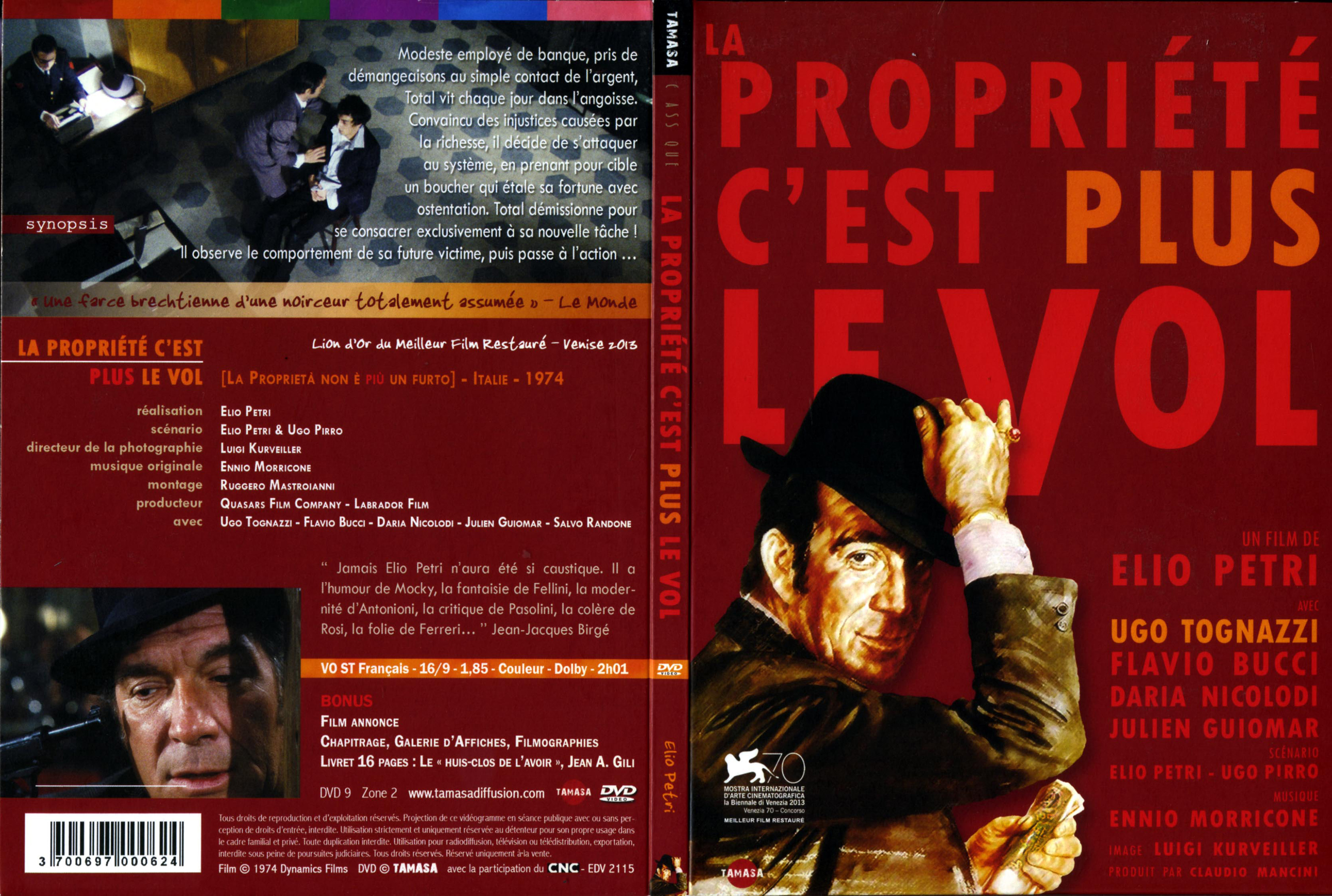 Jaquette DVD La propriete c