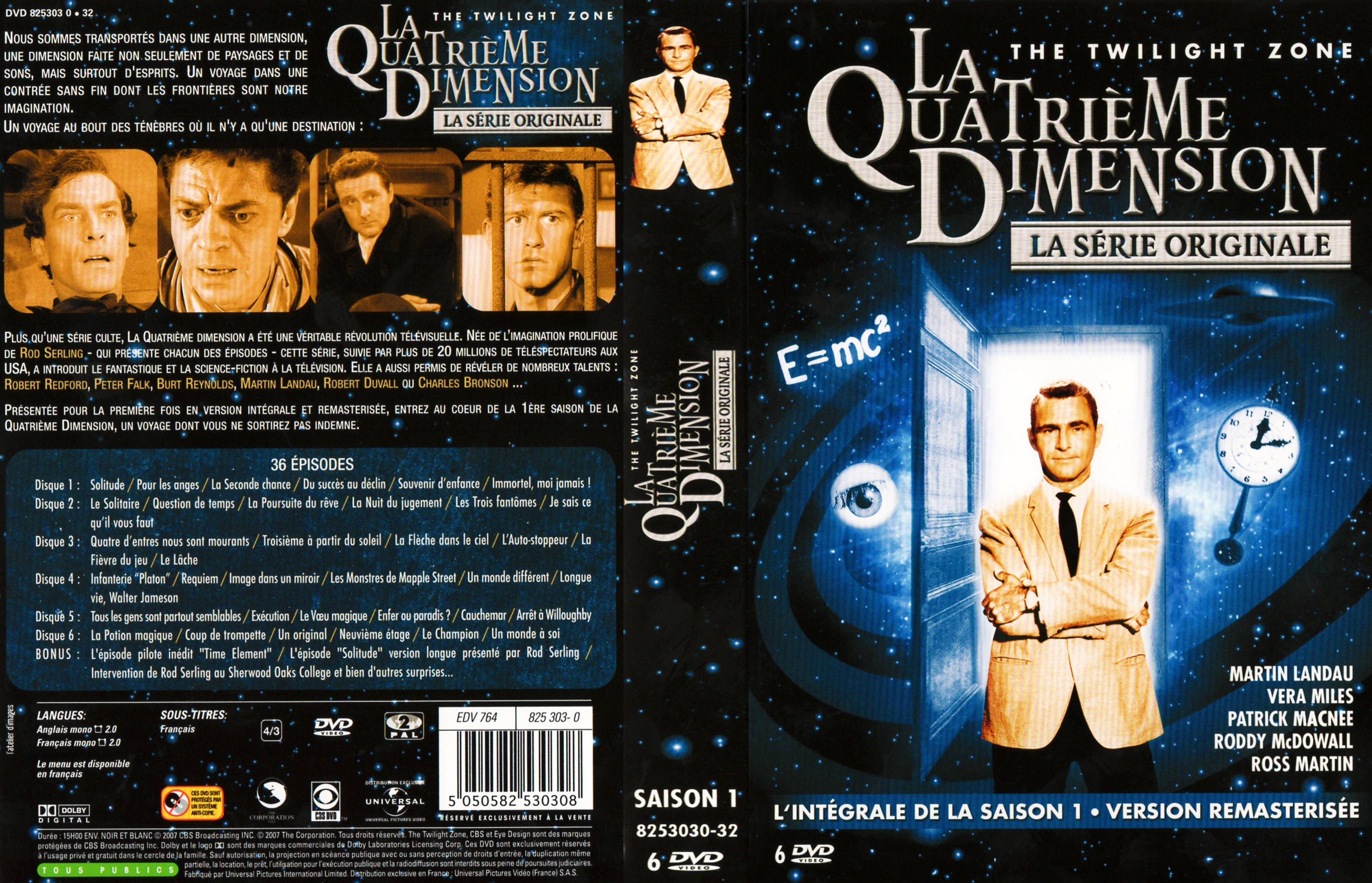 Jaquette DVD La quatrime dimension Saison 1 COFFRET
