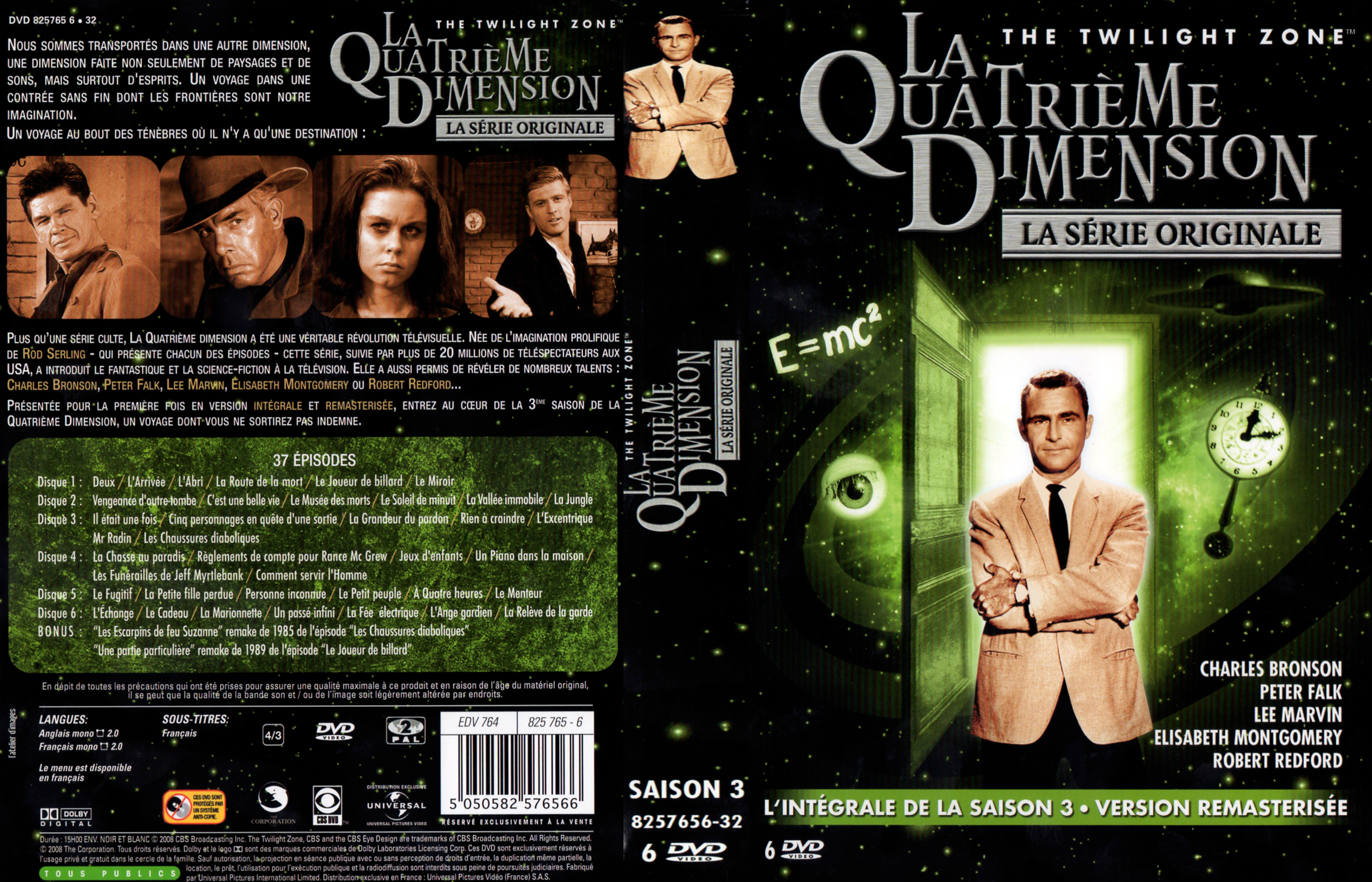 Jaquette DVD La quatrime dimension Saison 3 COFFRET