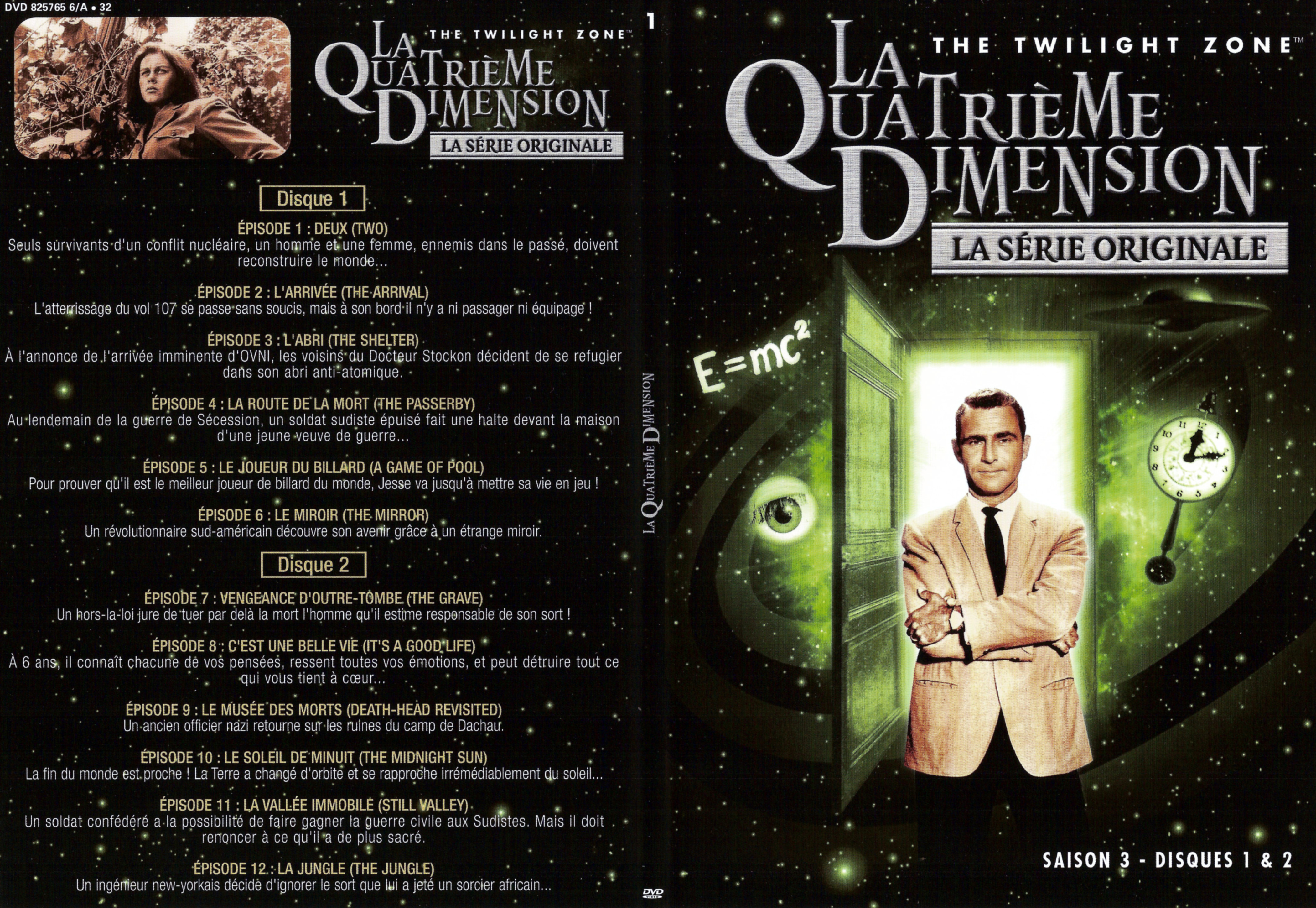 Jaquette DVD La quatrieme dimension Saison 3 vol 1