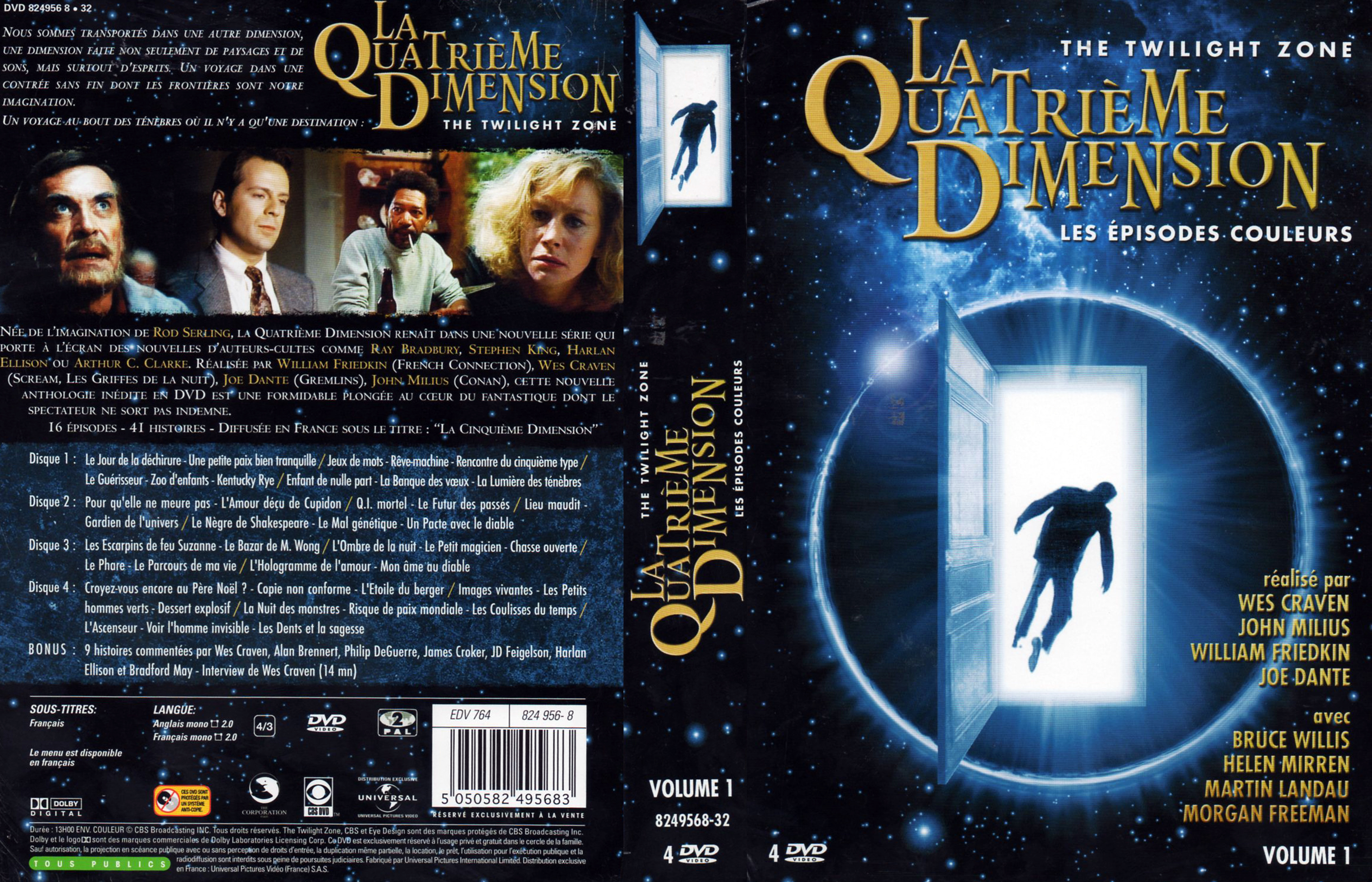 Jaquette DVD La quatrime dimension - Episodes couleurs vol 1