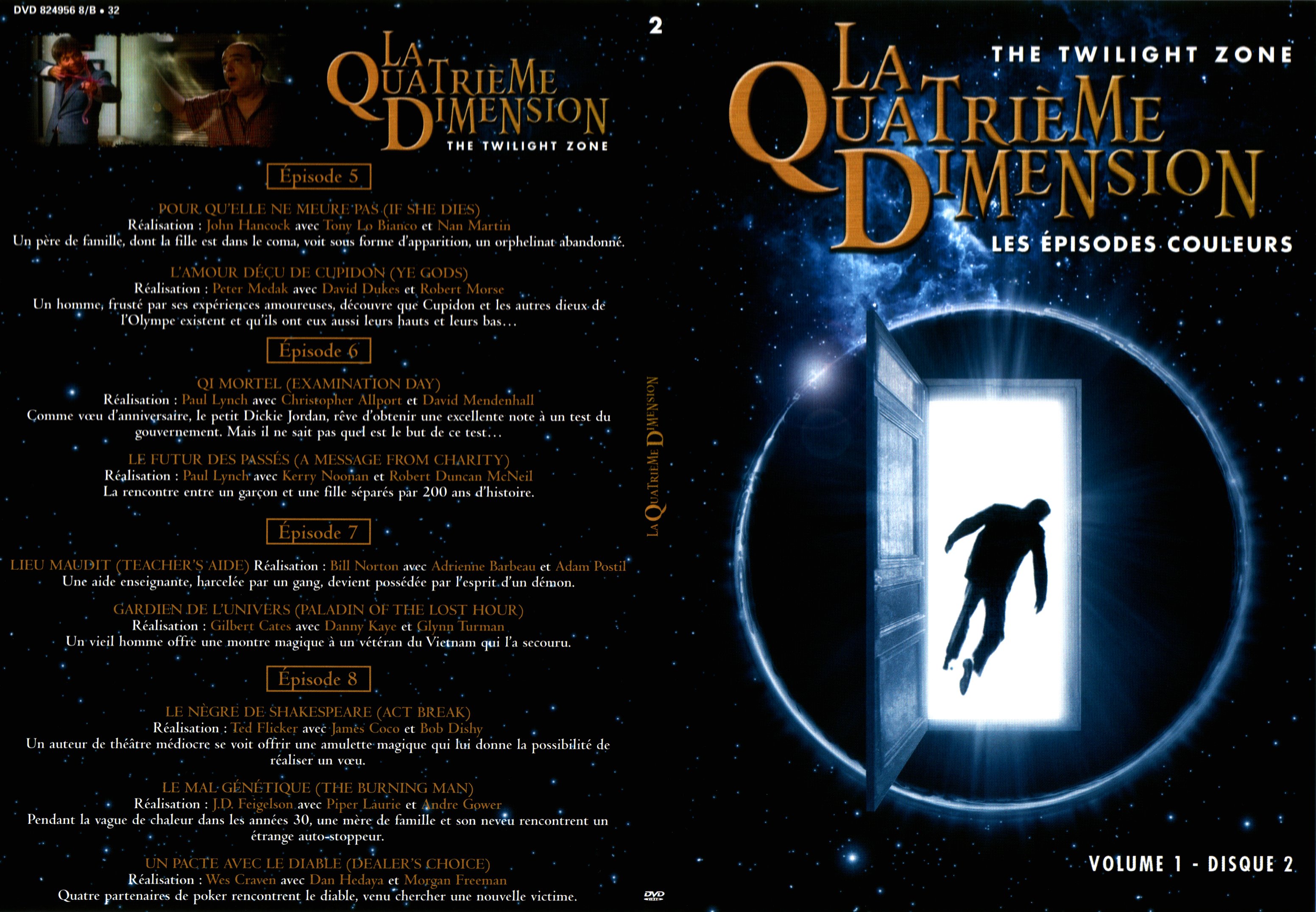 Jaquette DVD La quatrime dimension - Episodes couleurs vol 1 DVD 2