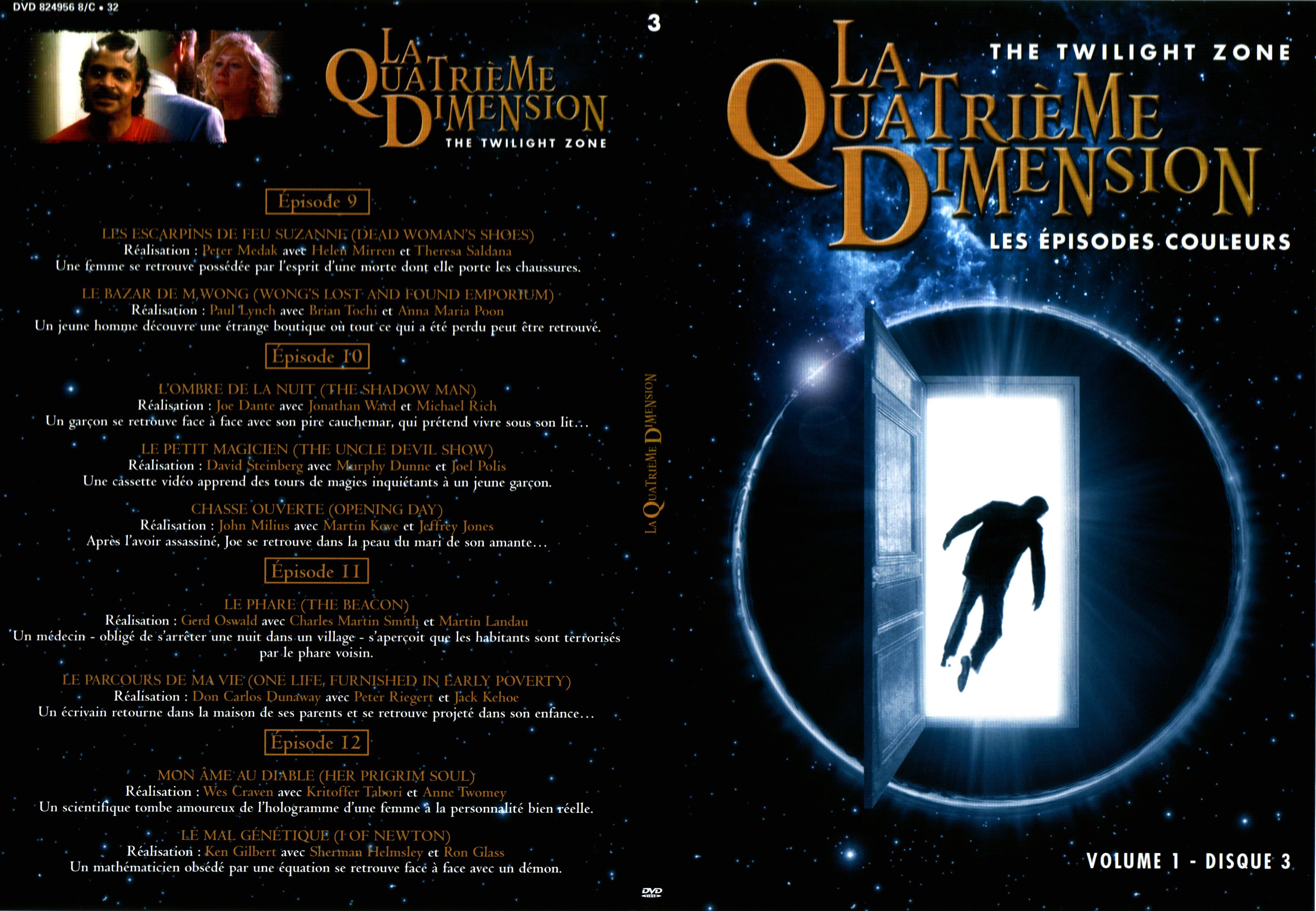 Jaquette DVD La quatrime dimension - Episodes couleurs vol 1 DVD 3