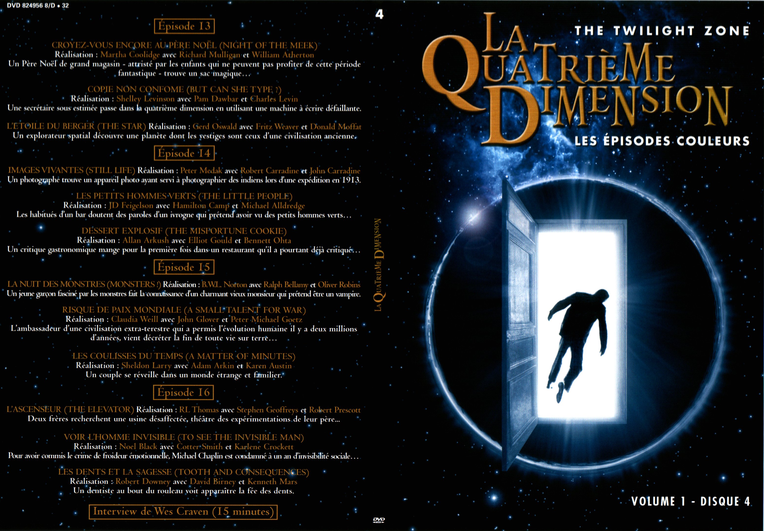 Jaquette DVD La quatrime dimension - Episodes couleurs vol 1 DVD 4