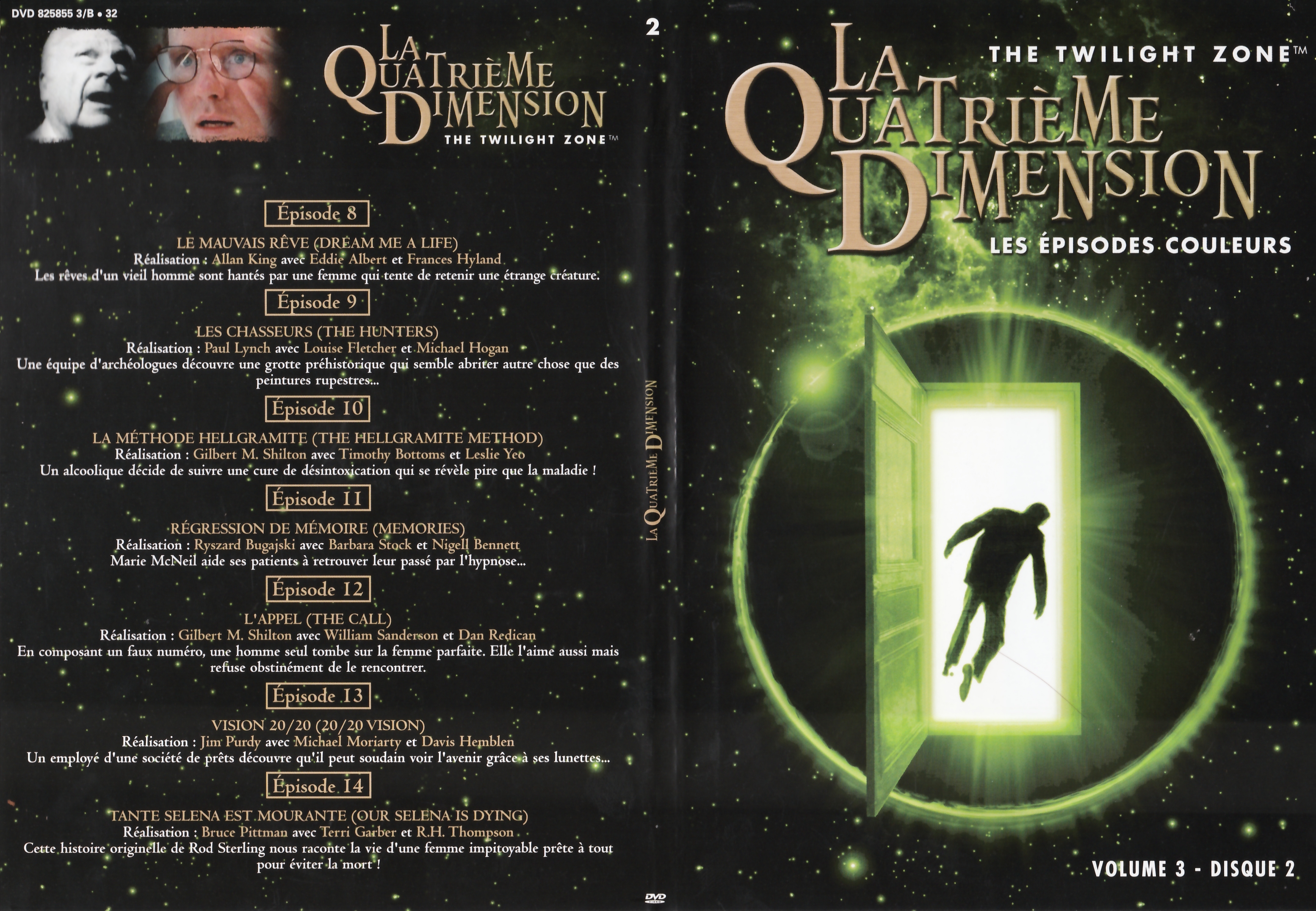 Jaquette DVD La quatrime dimension - Episodes couleurs vol 3 DVD 2