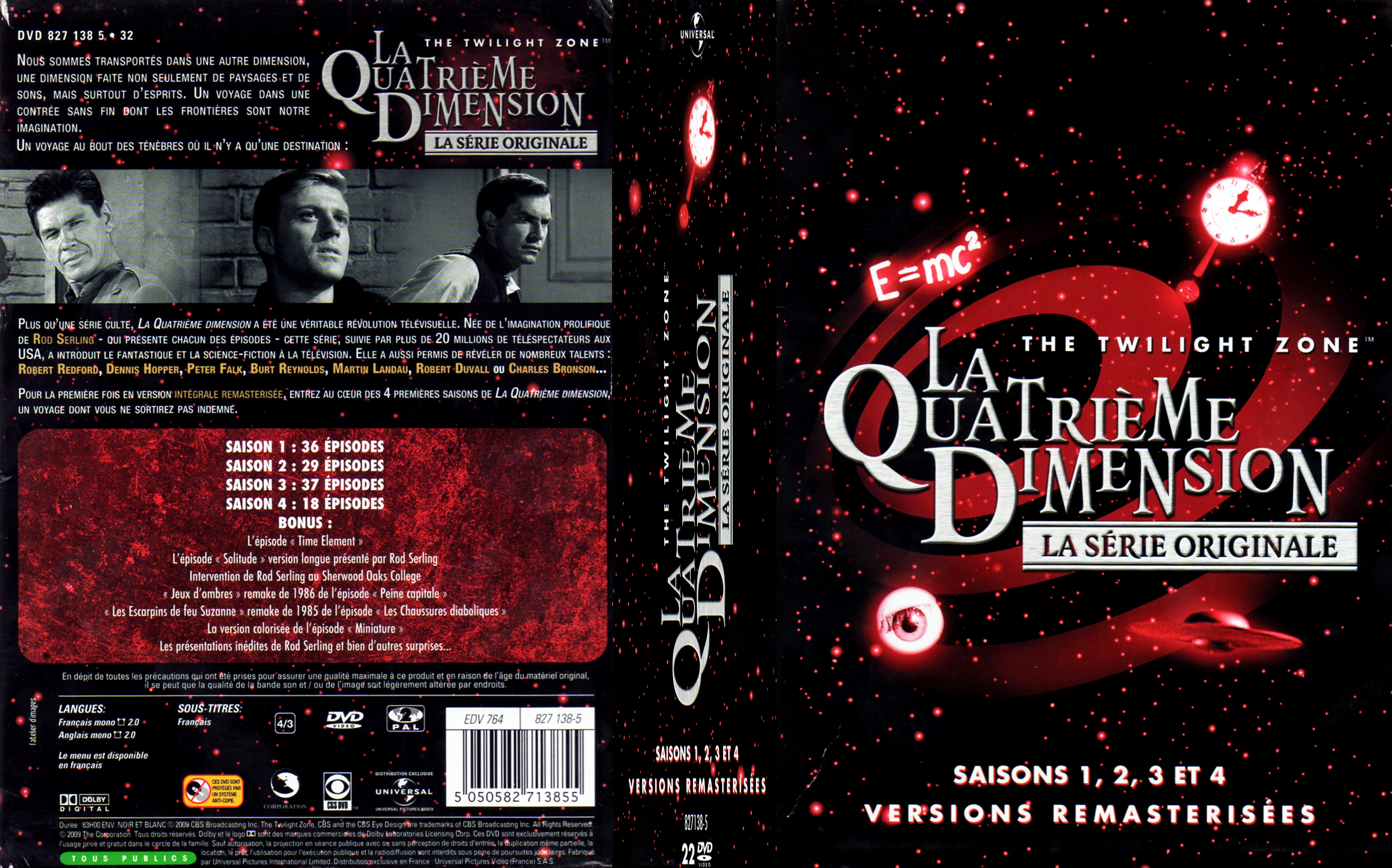 Jaquette DVD La quatrime dimension intgrale COFFRET