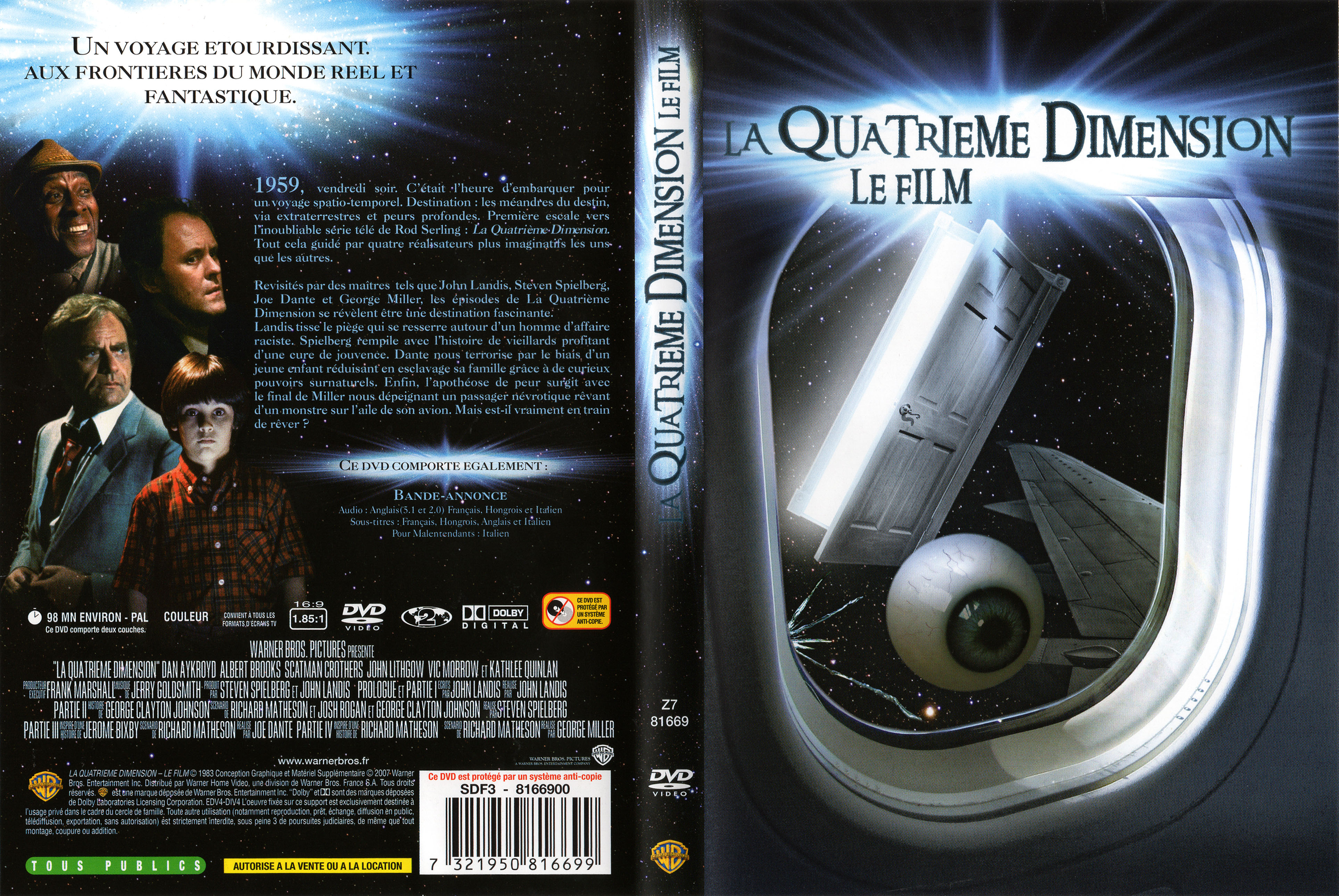 Jaquette DVD La quatrime dimension le film