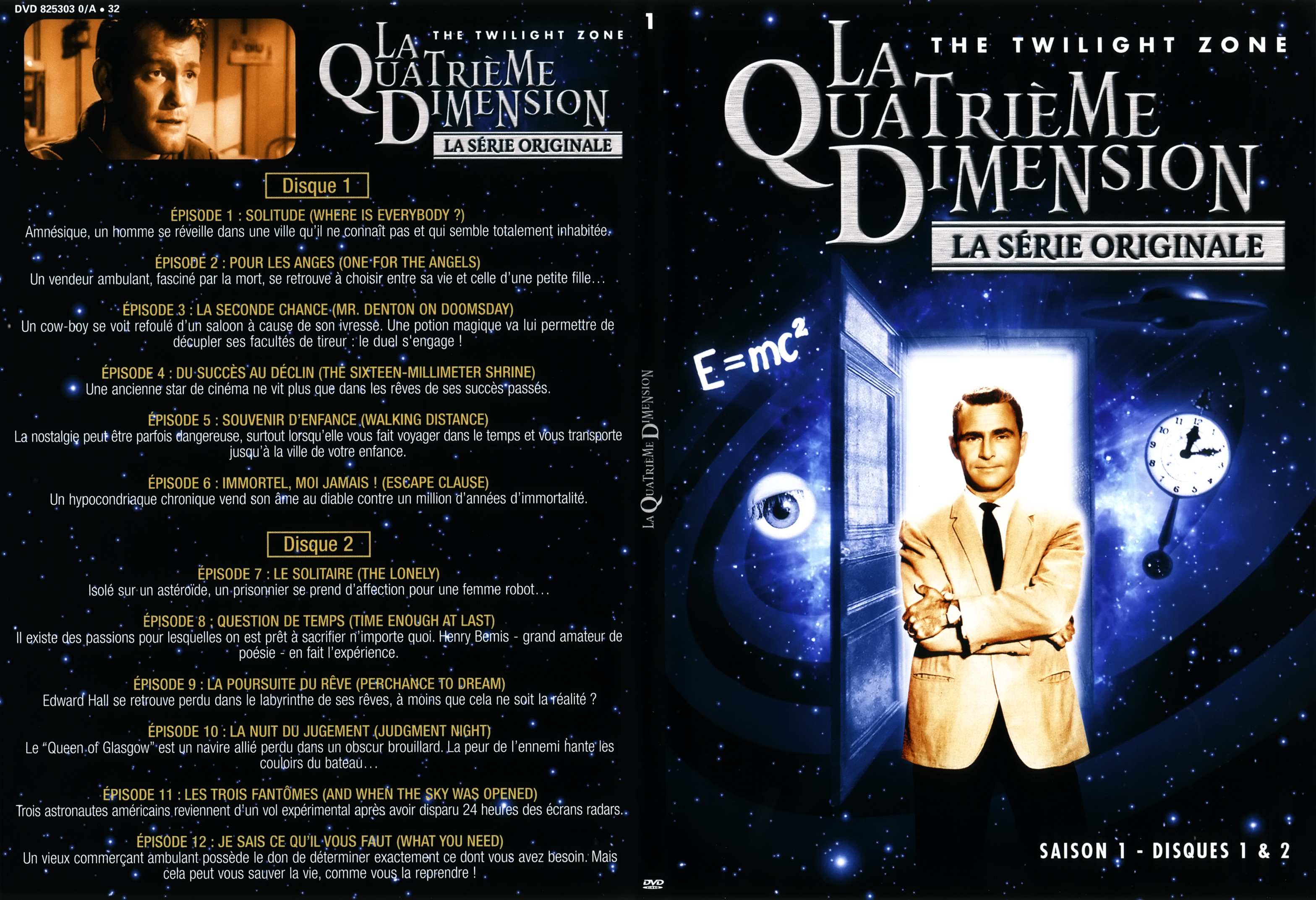 Jaquette DVD La quatrieme dimension saison 1 vol 1