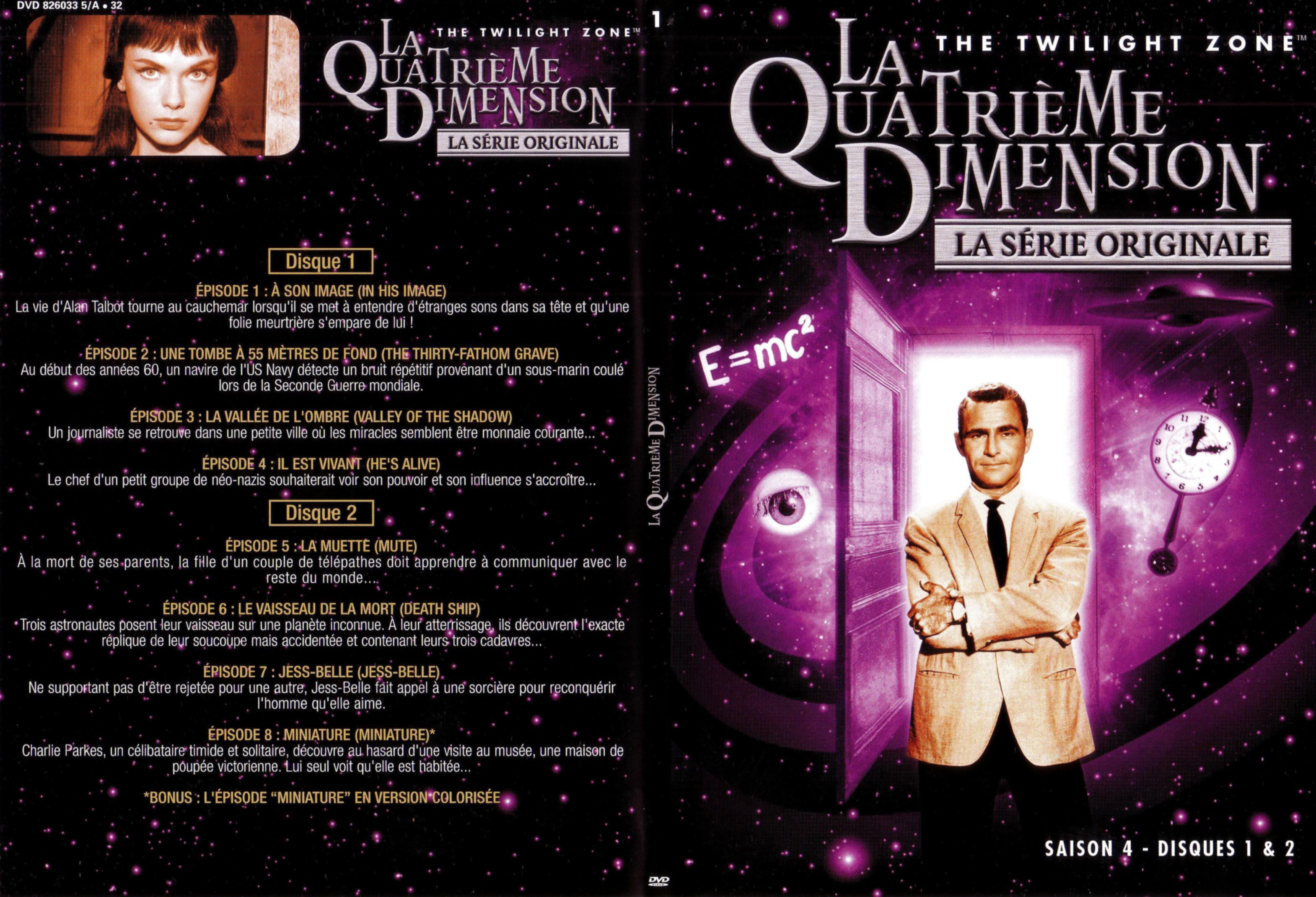 Jaquette DVD La quatrieme dimension saison 4 vol 1