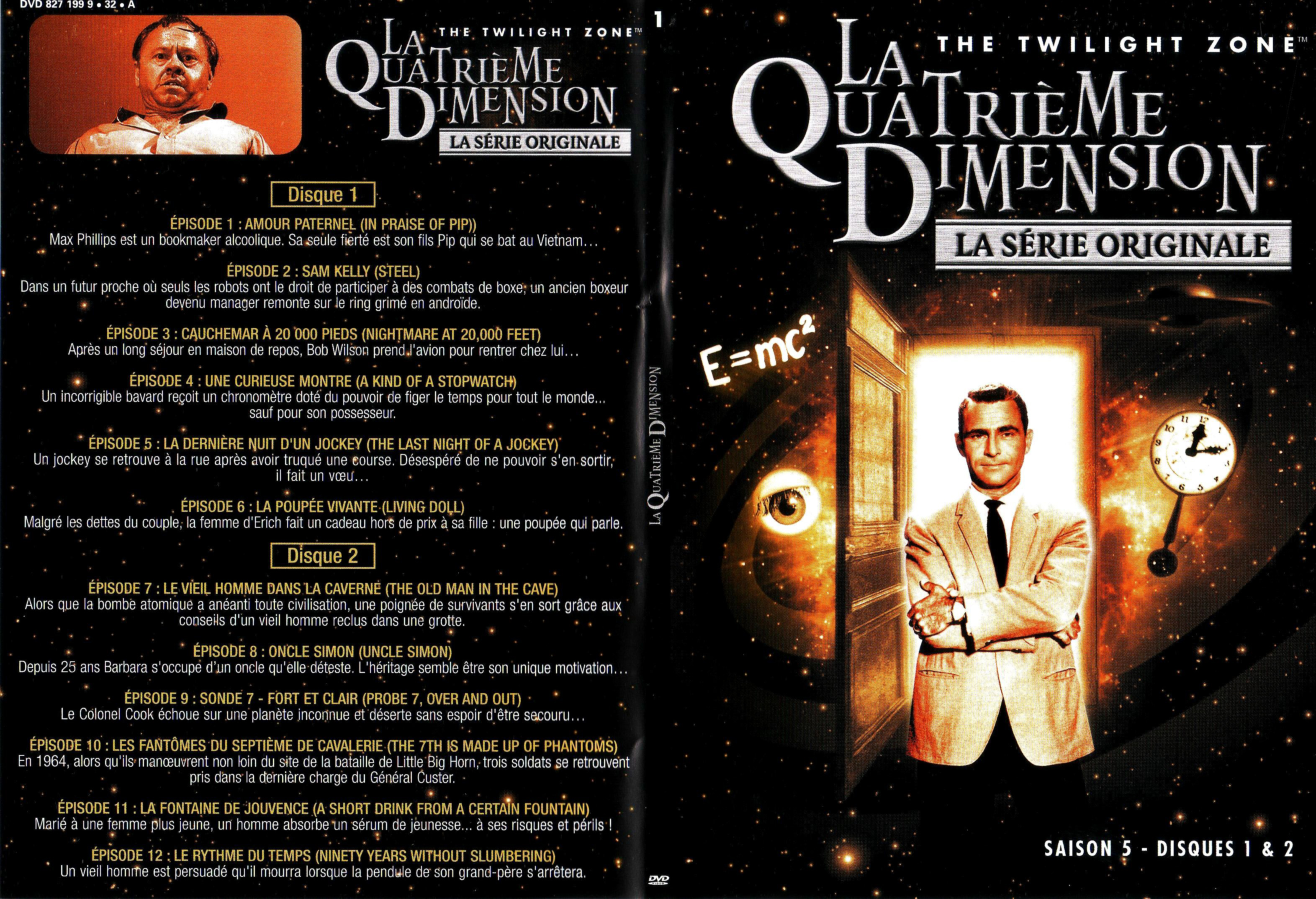 Jaquette DVD La quatrieme dimension saison 5 vol 1
