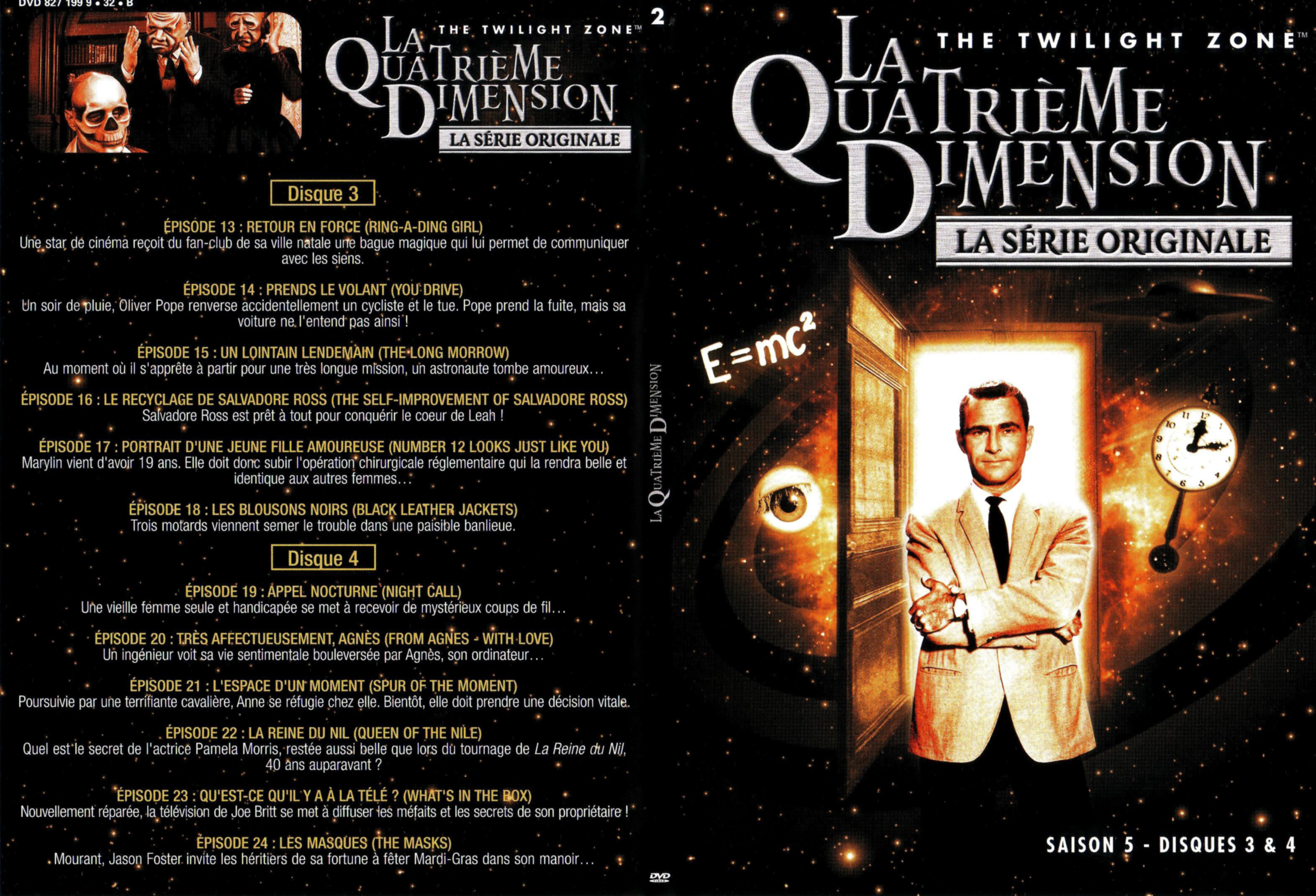 Jaquette DVD La quatrieme dimension saison 5 vol 2