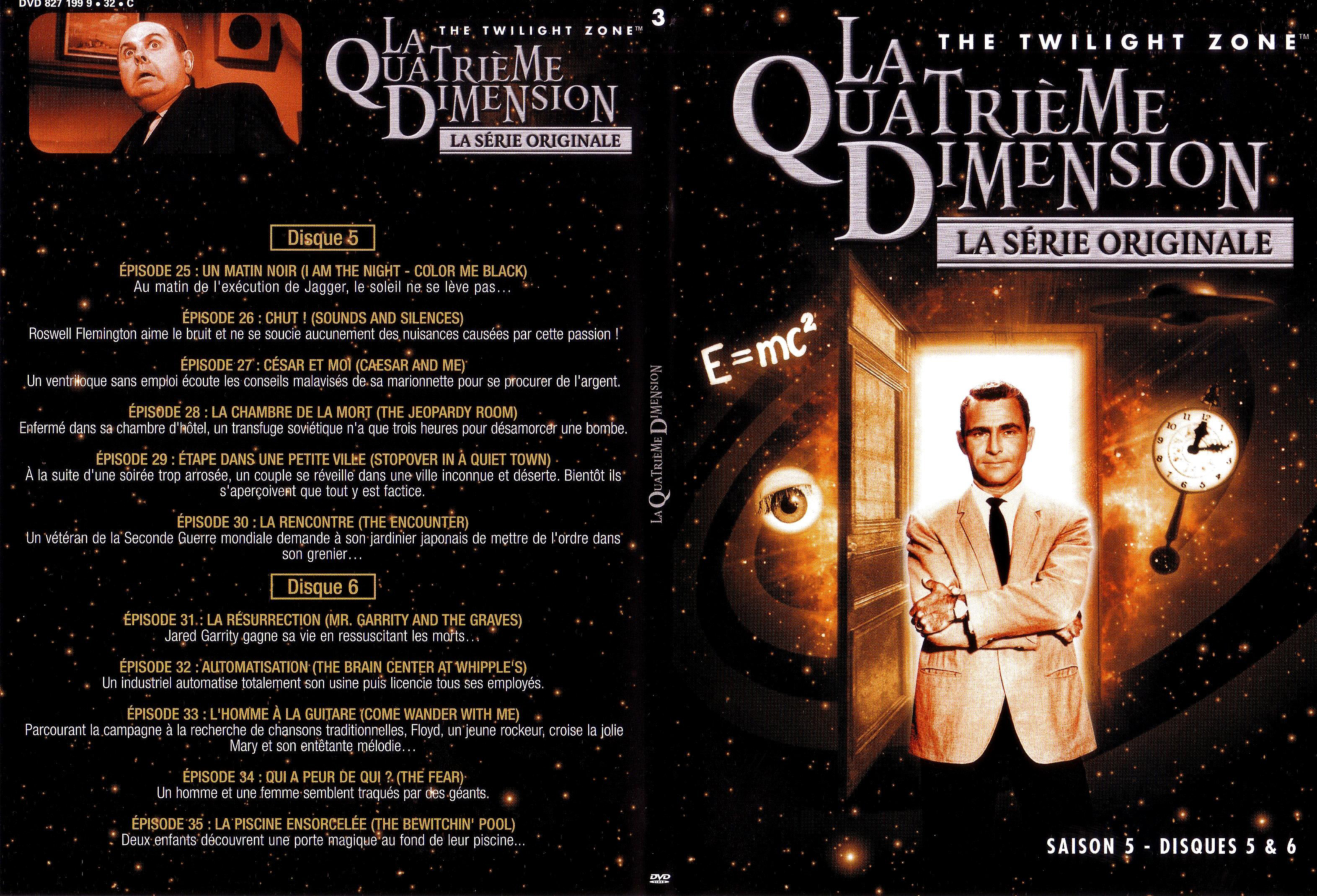 Jaquette DVD La quatrieme dimension saison 5 vol 3