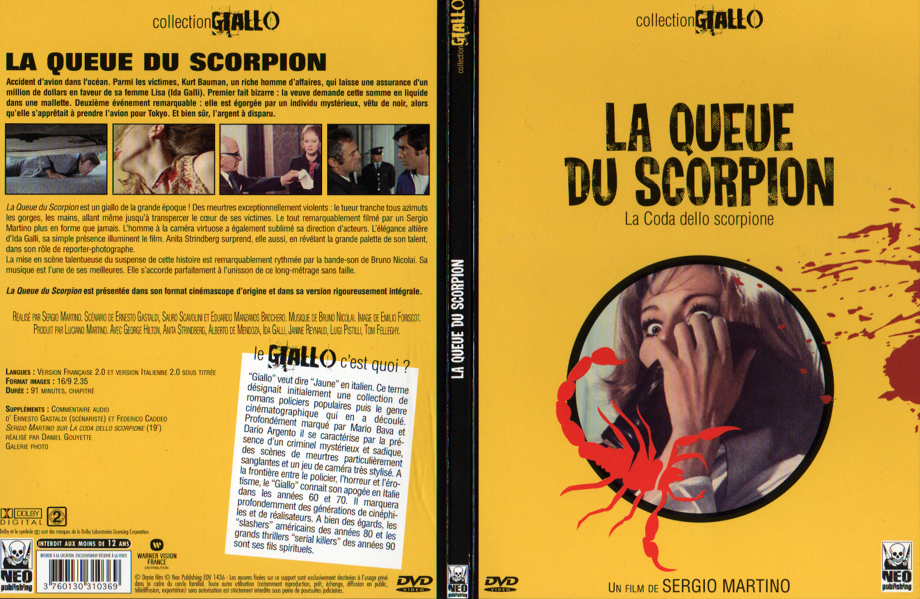 Jaquette DVD La queue du scorpion