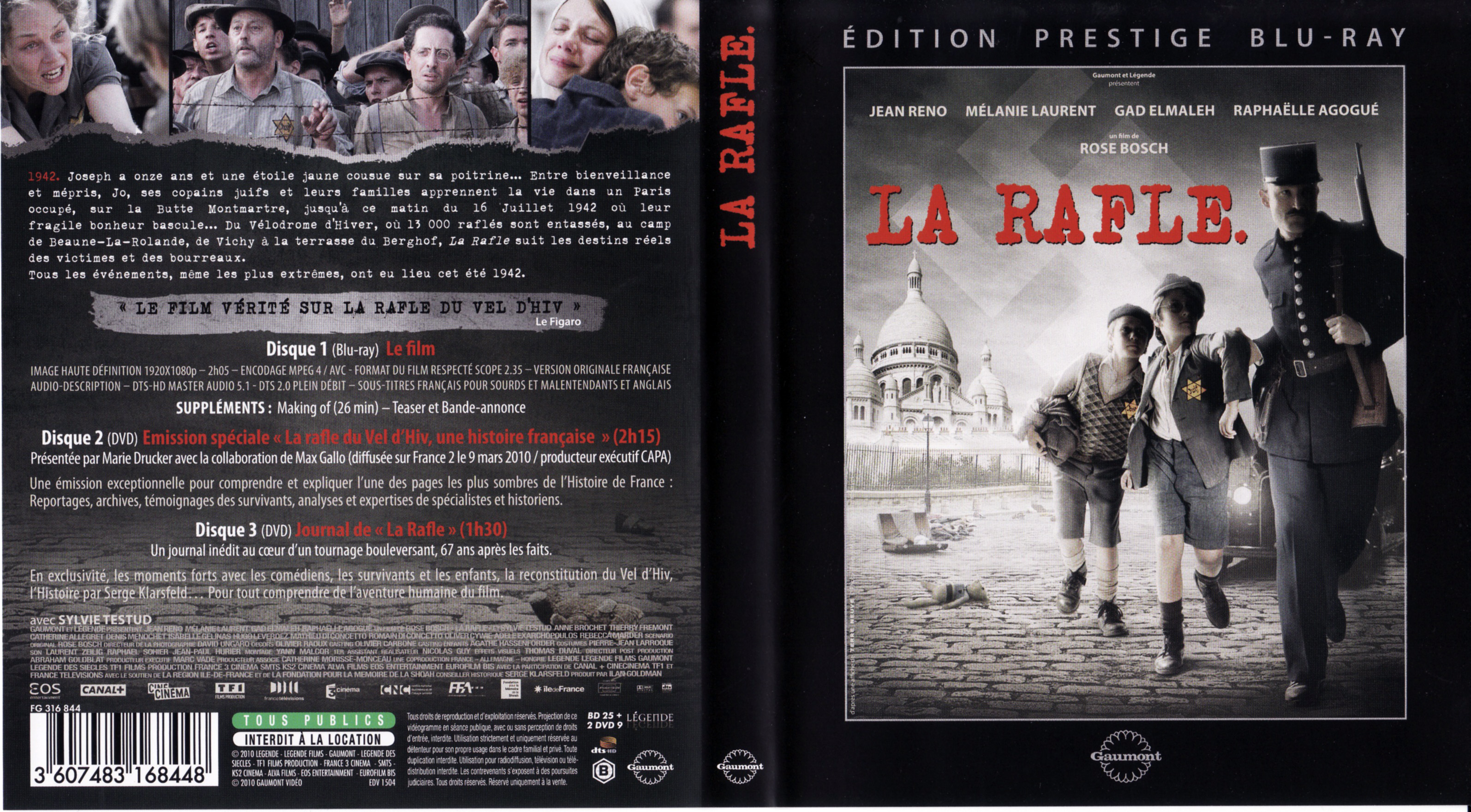 Jaquette DVD La rafle (BLU-RAY)