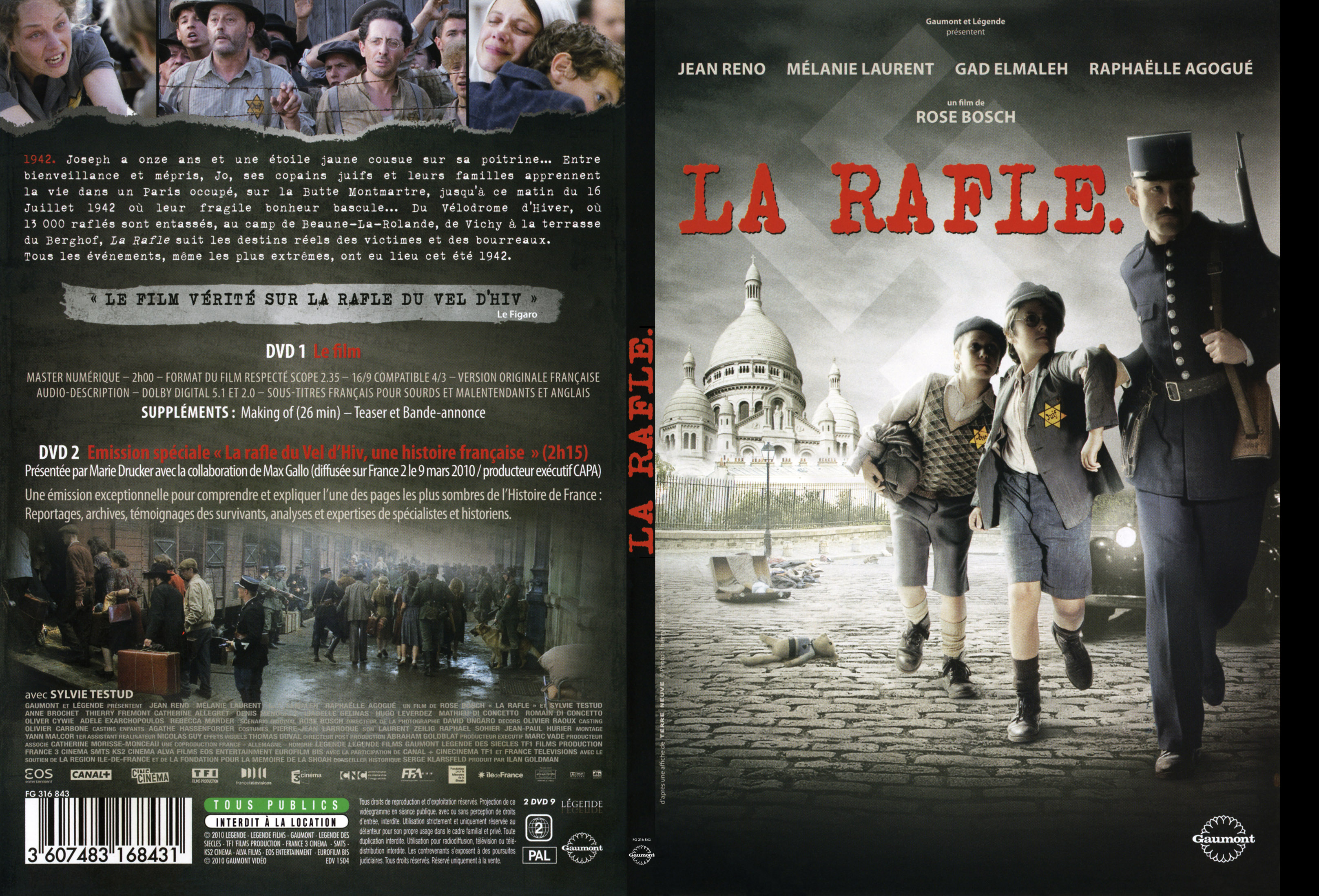 Jaquette DVD La rafle - SLIM