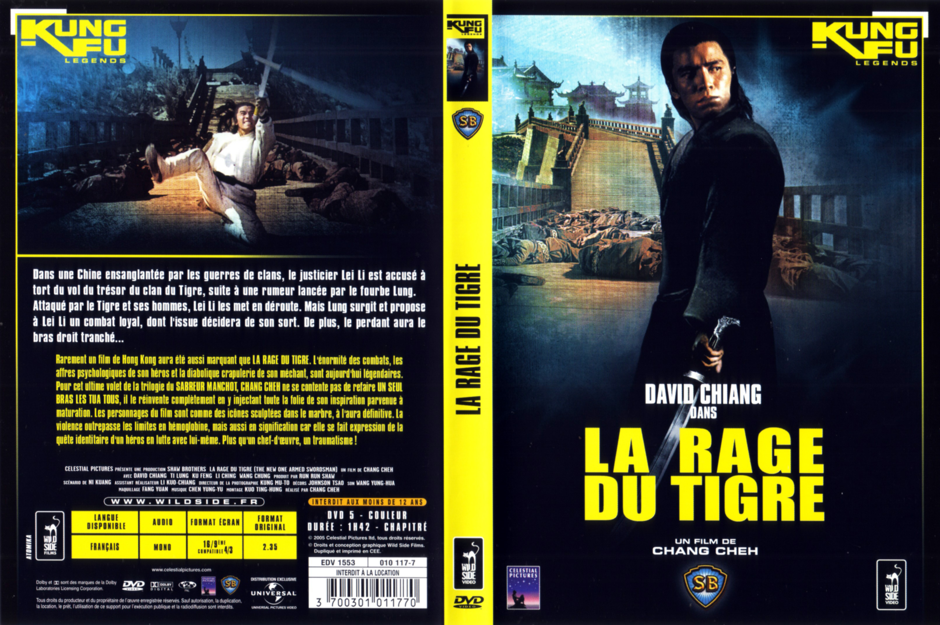 Jaquette DVD La rage du tigre v3