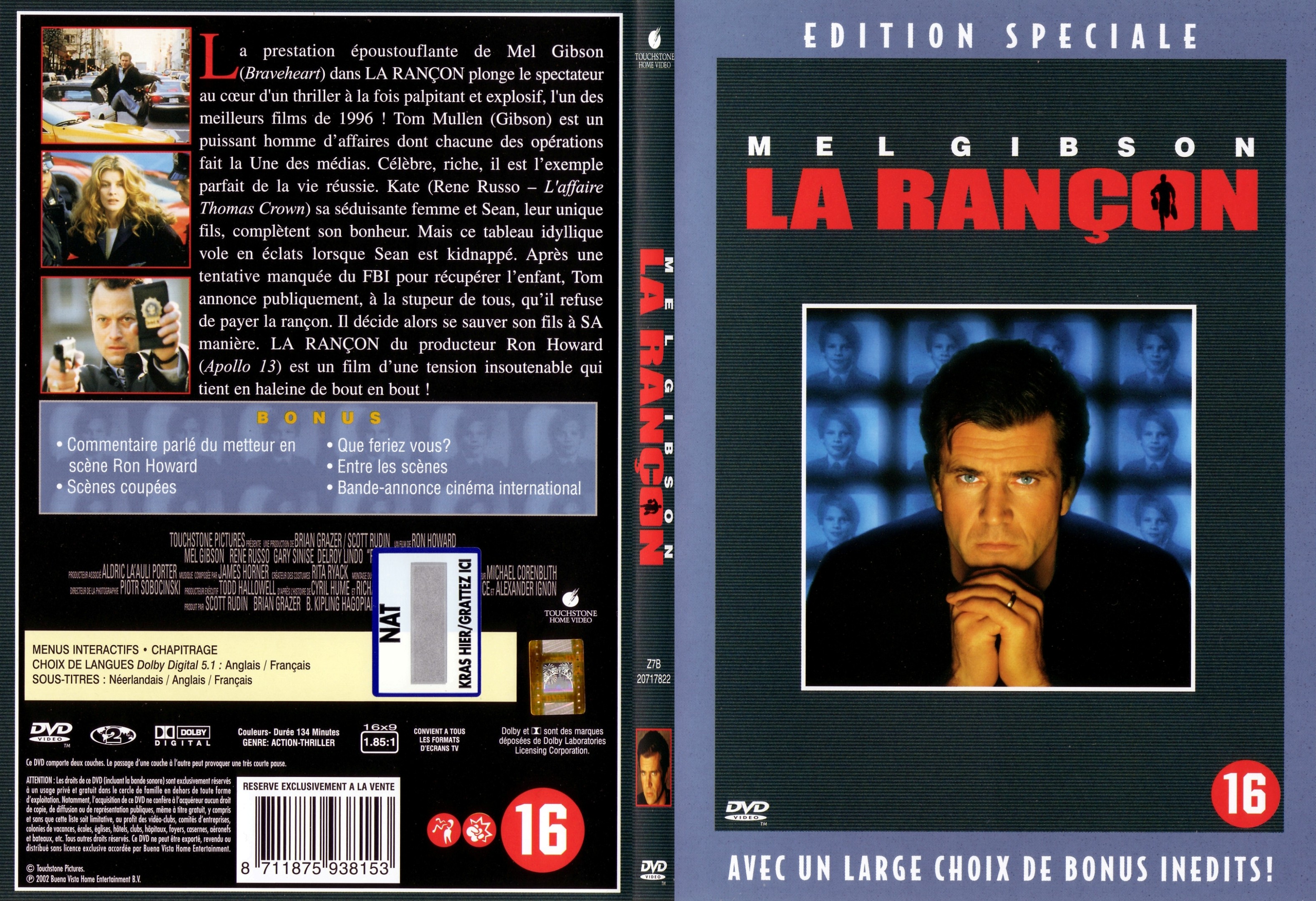 Jaquette DVD La rancon - SLIM v2