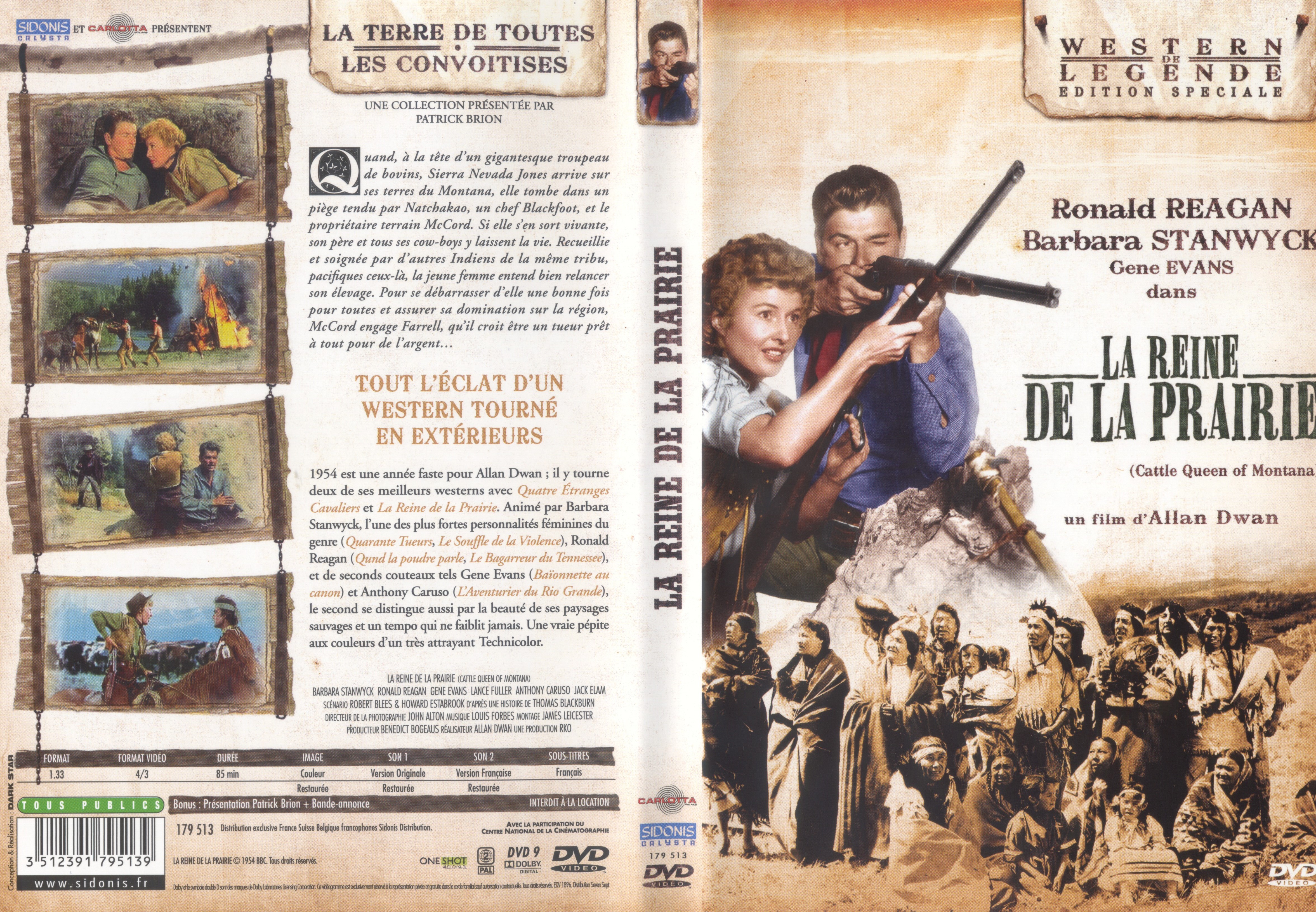 Jaquette DVD La reine de la prairie