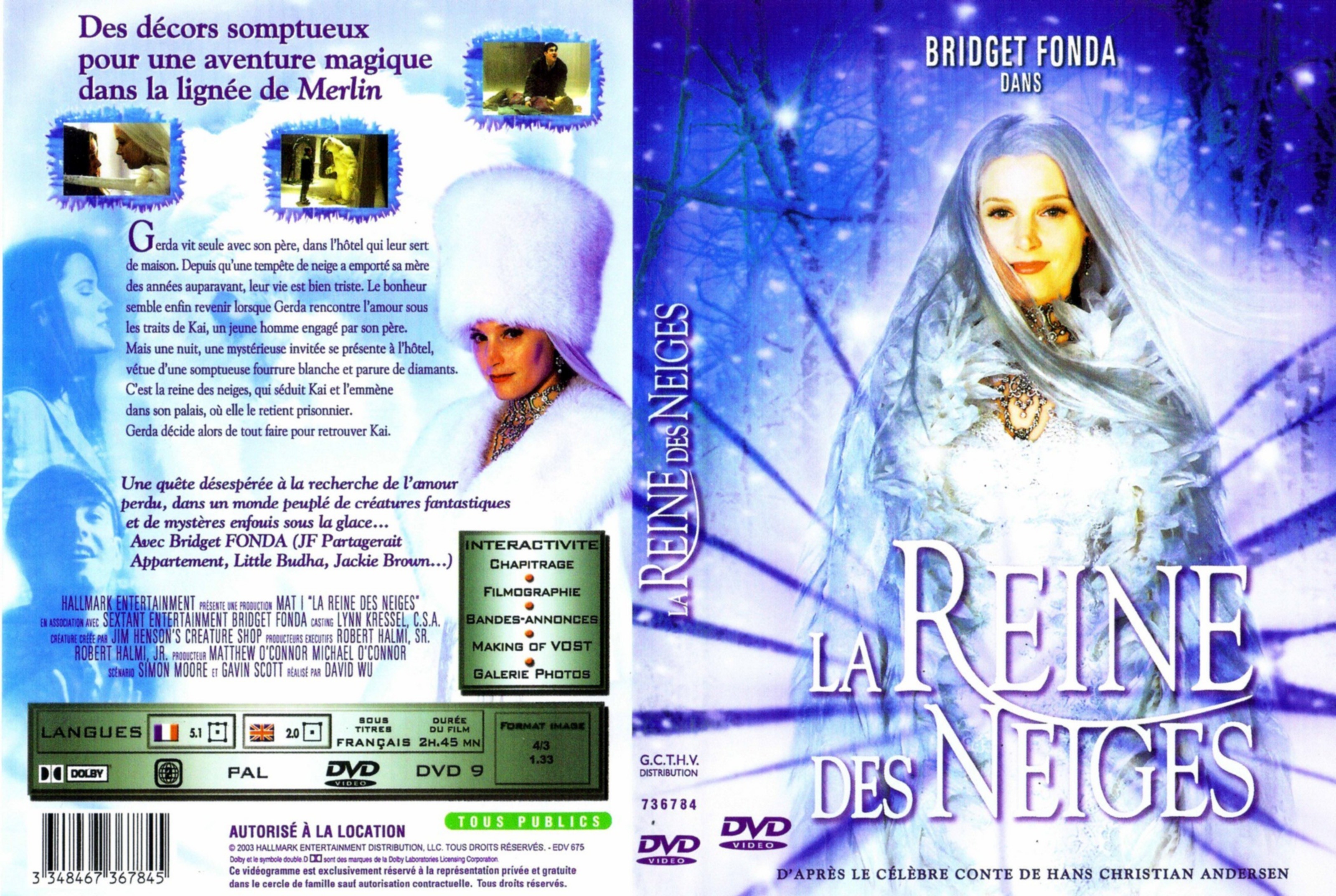 Jaquette DVD La reine des neiges