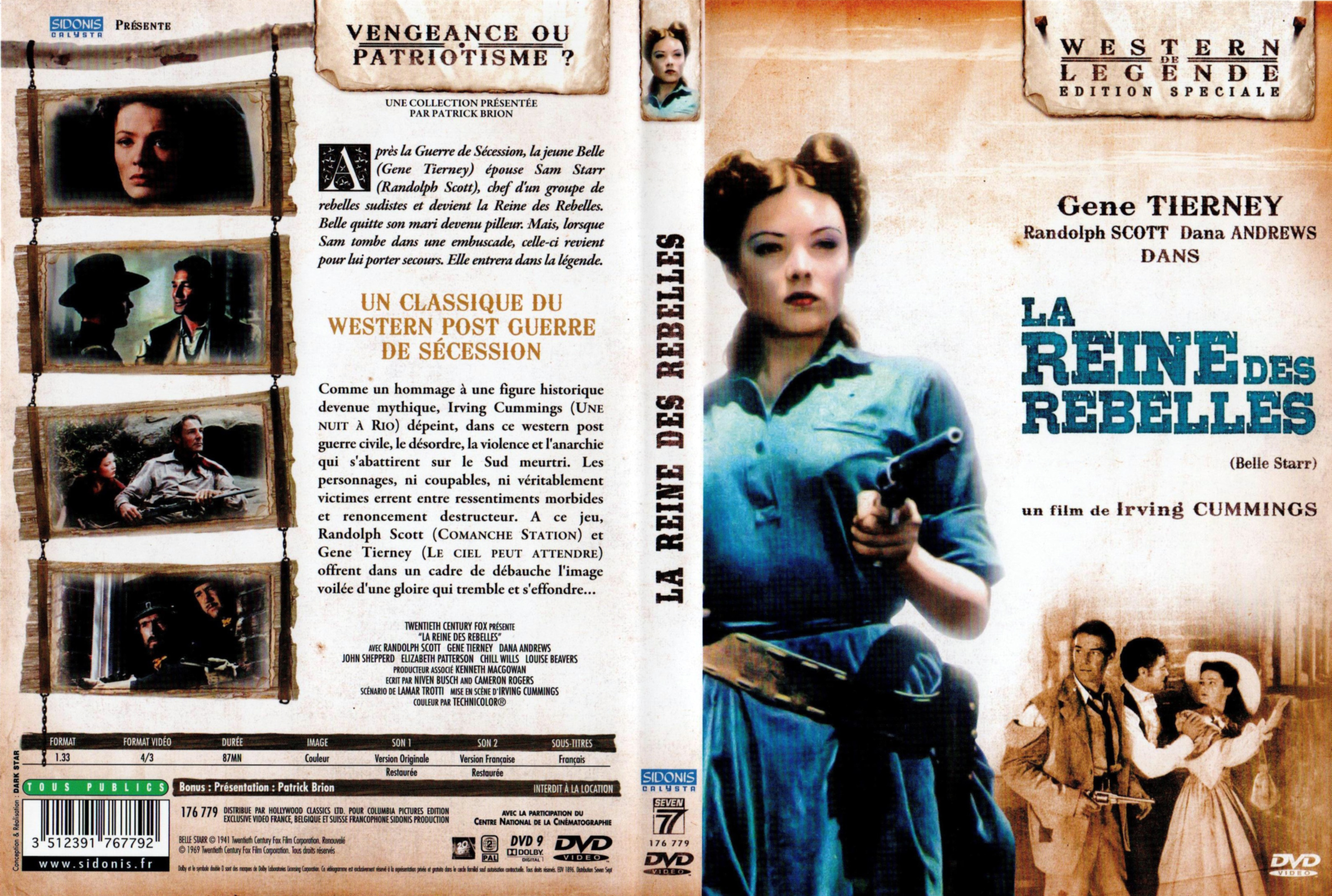 Jaquette DVD La reine des rebelles