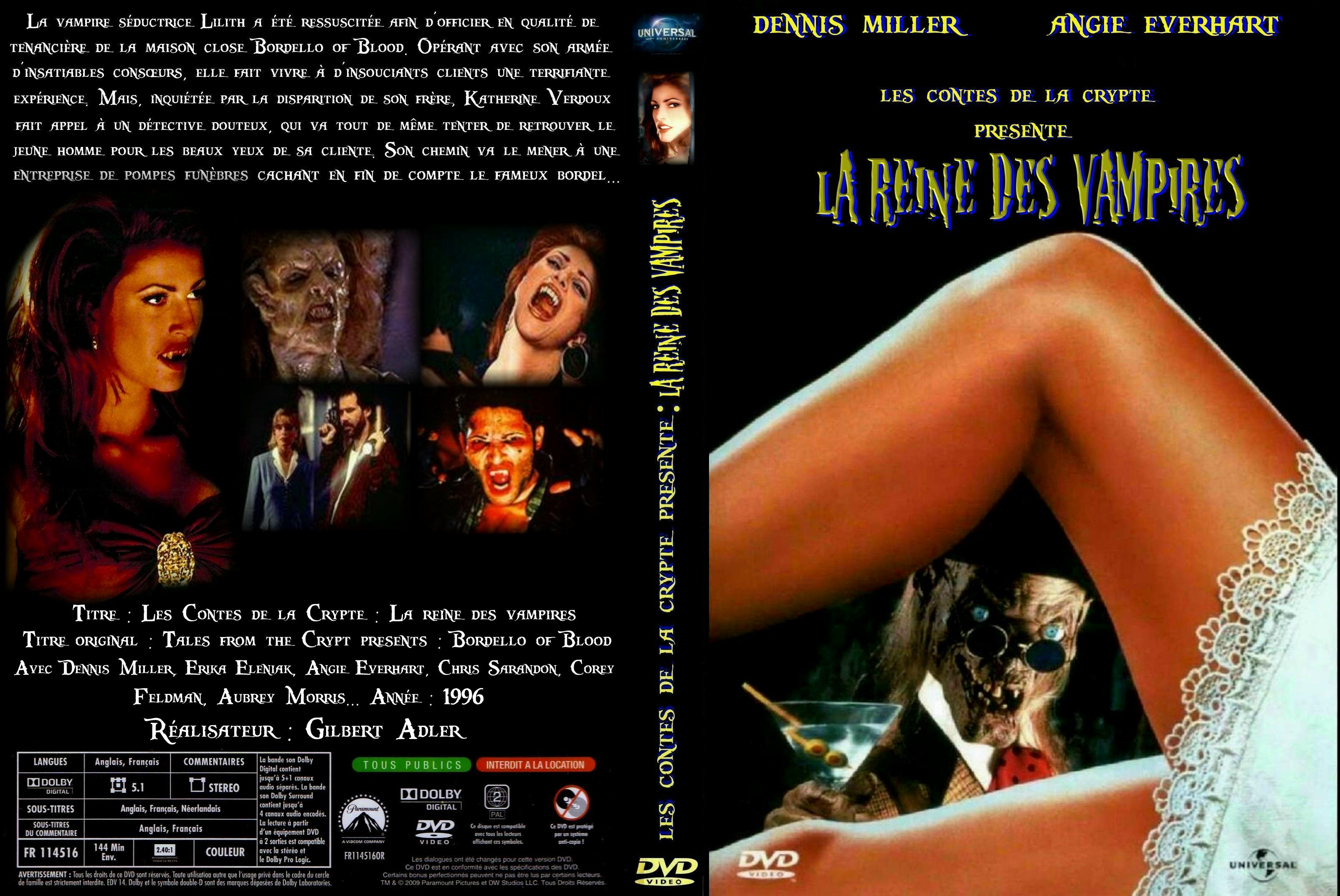 Jaquette DVD La reine des vampires custom