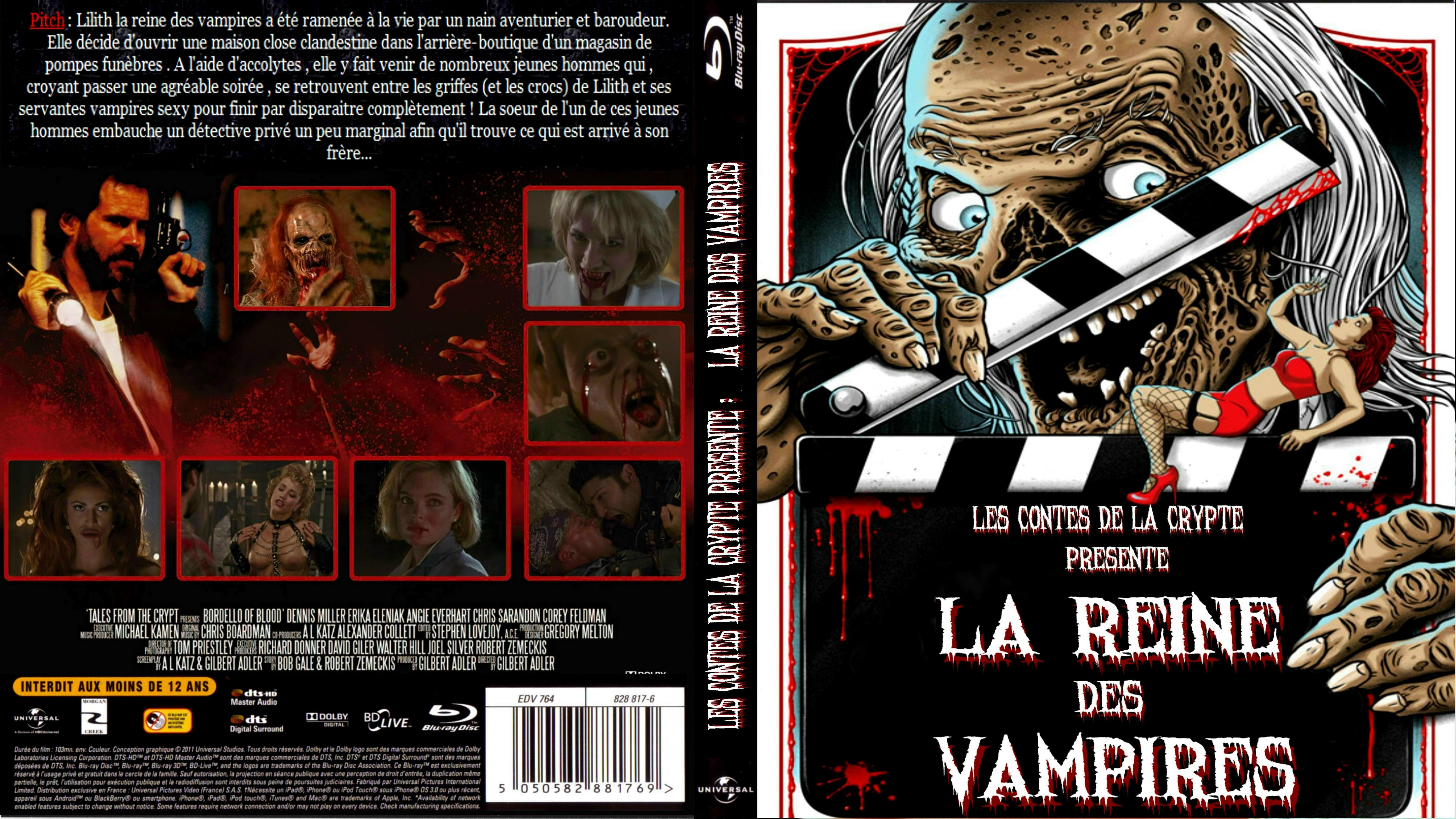 Jaquette DVD La reine des vampires custom (BLU-RAY)