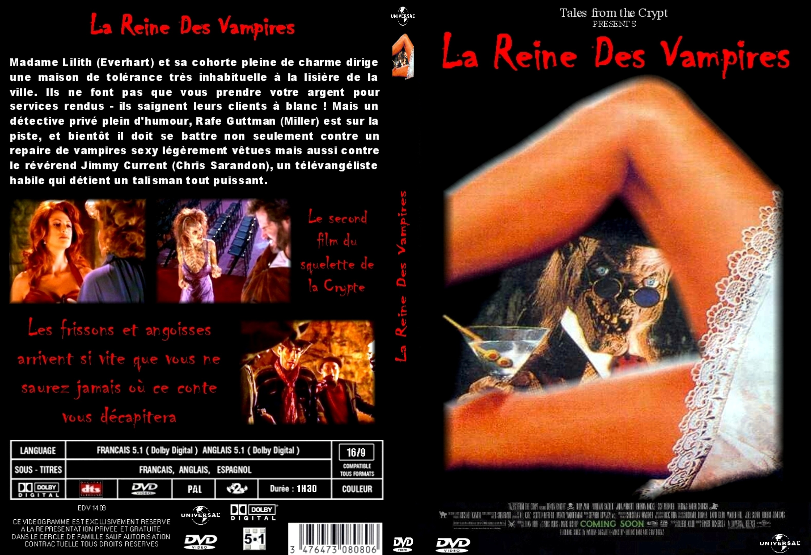 Jaquette DVD La reine des vampires custom - SLIM