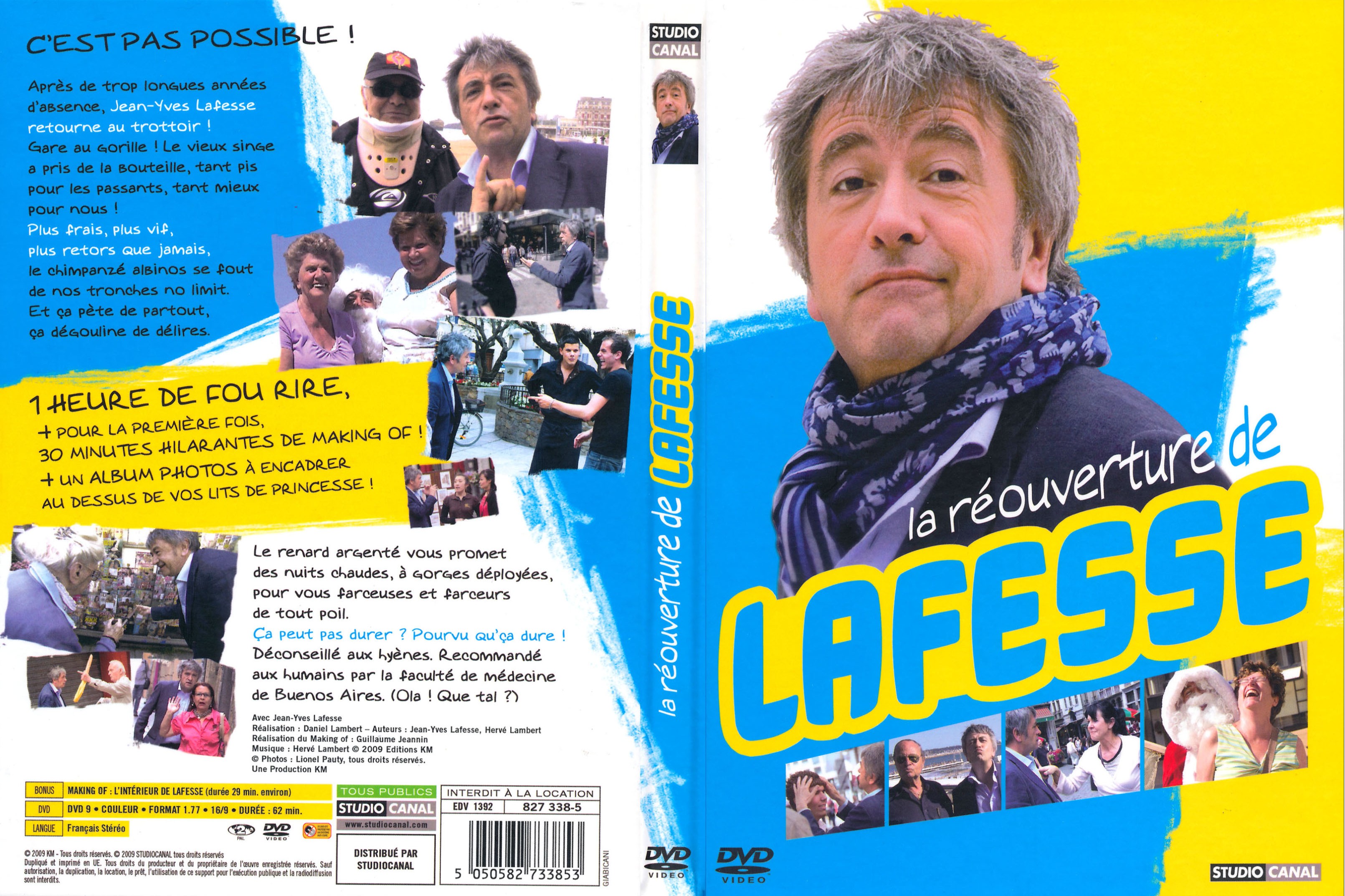 Jaquette DVD La rouverture de Lafesse