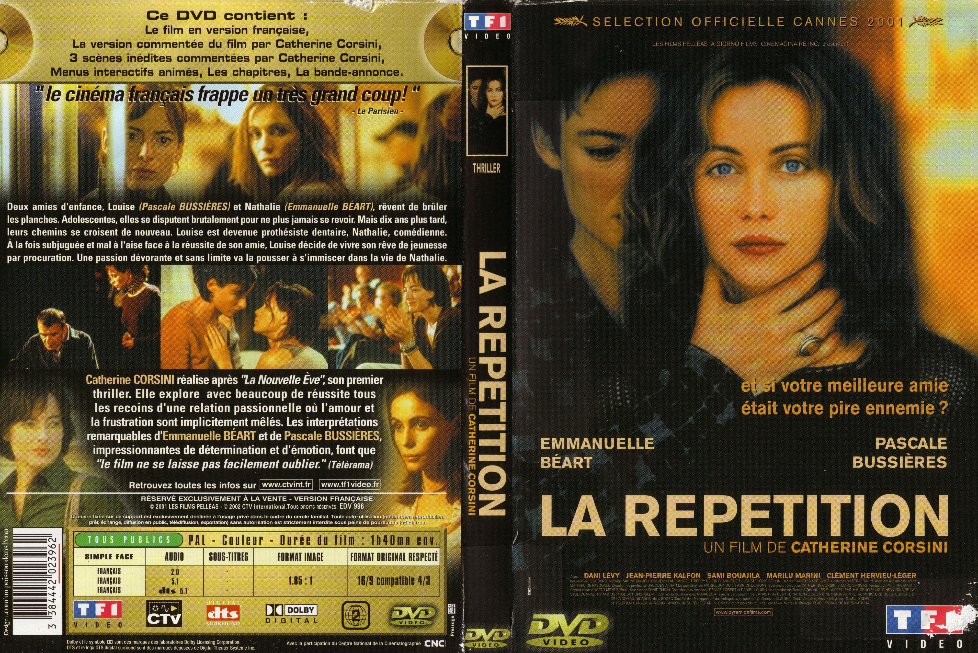 Jaquette DVD La rptition