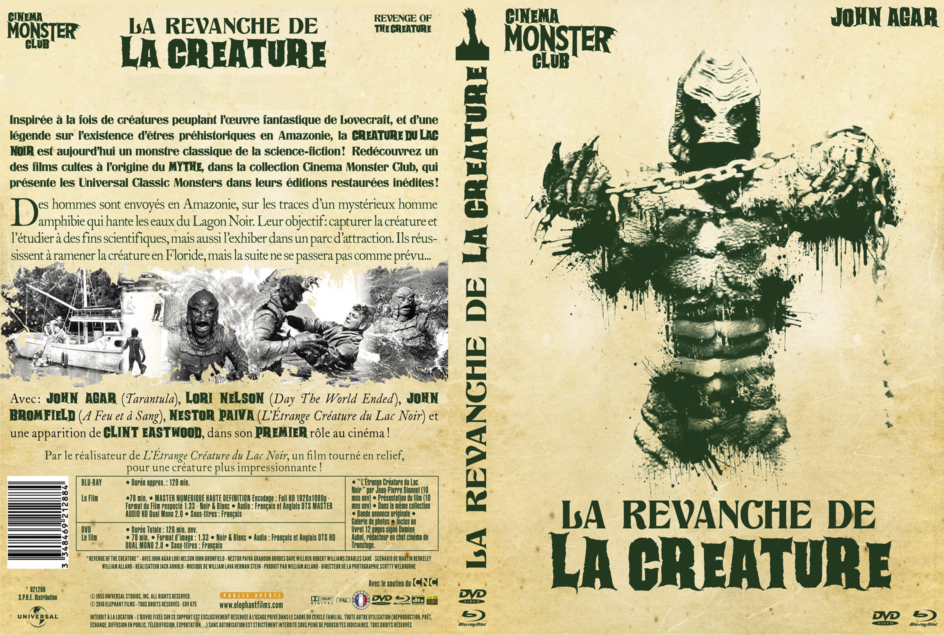 Jaquette DVD La revanche de la crature