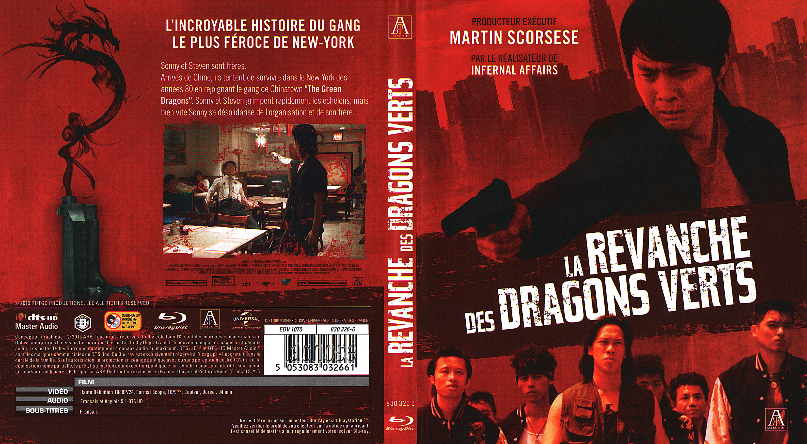Jaquette DVD La revanche des dragons verts (BLU-RAY)