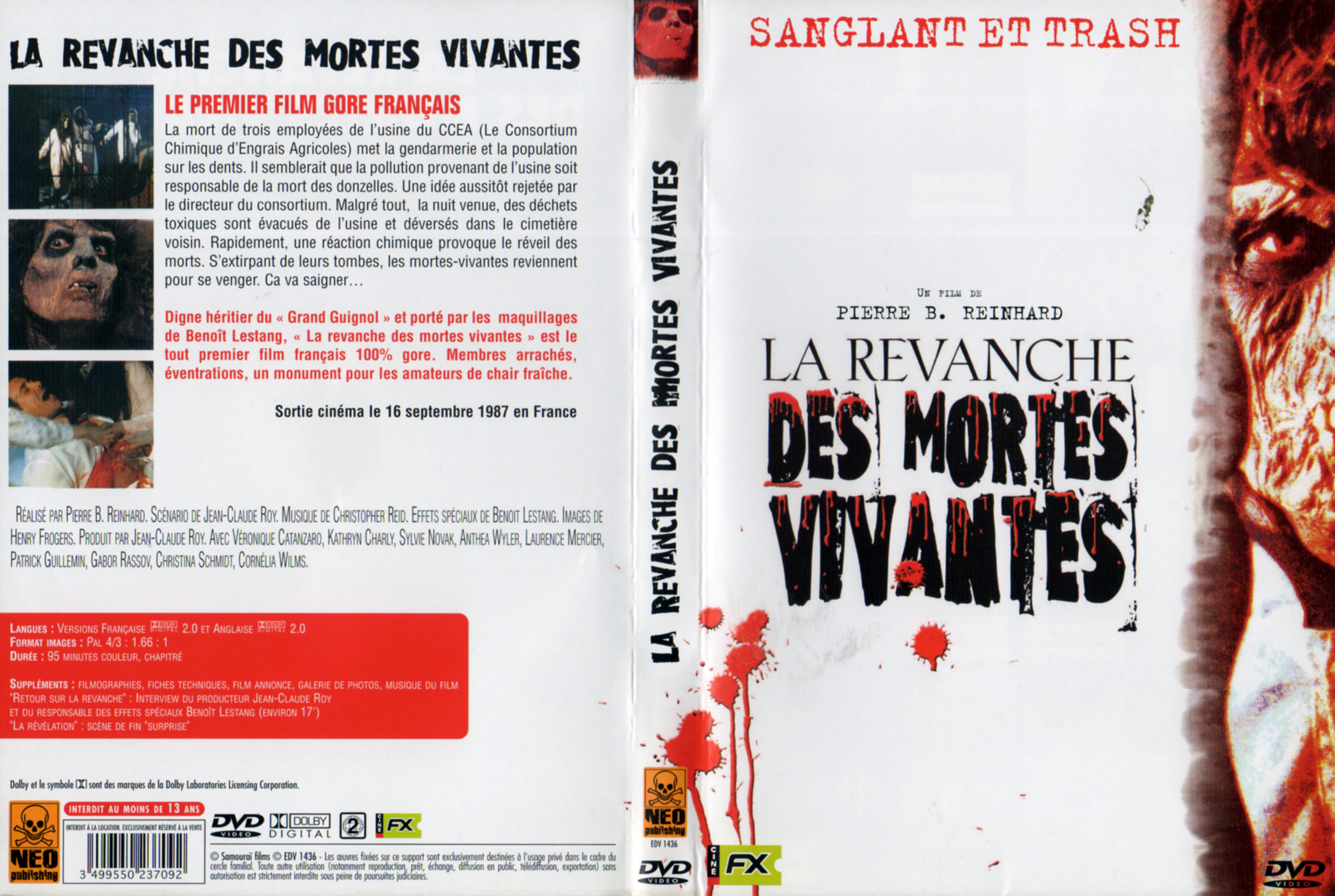 Jaquette DVD La revanche des mortes vivantes