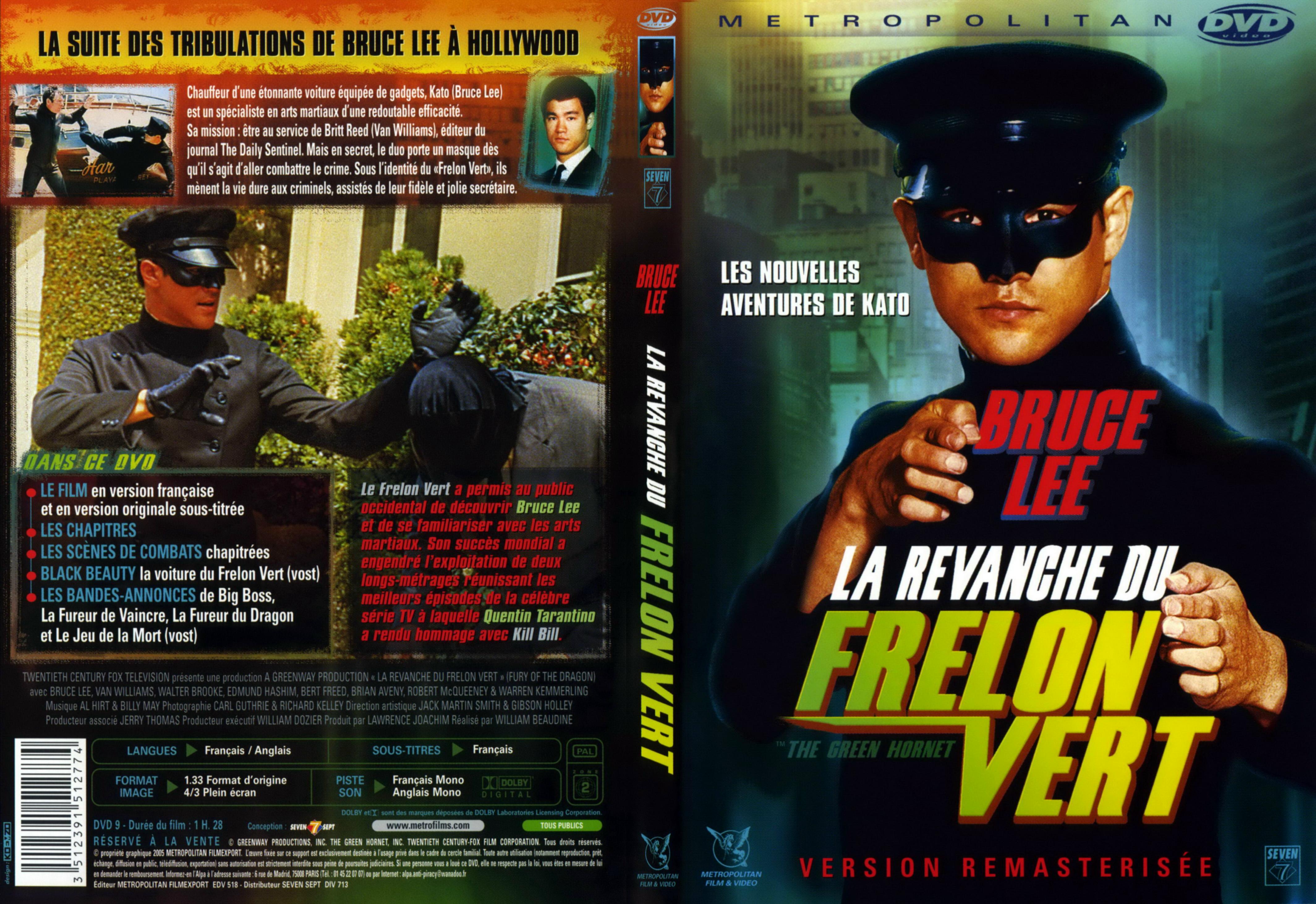 Jaquette DVD La revanche du frelon vert - SLIM