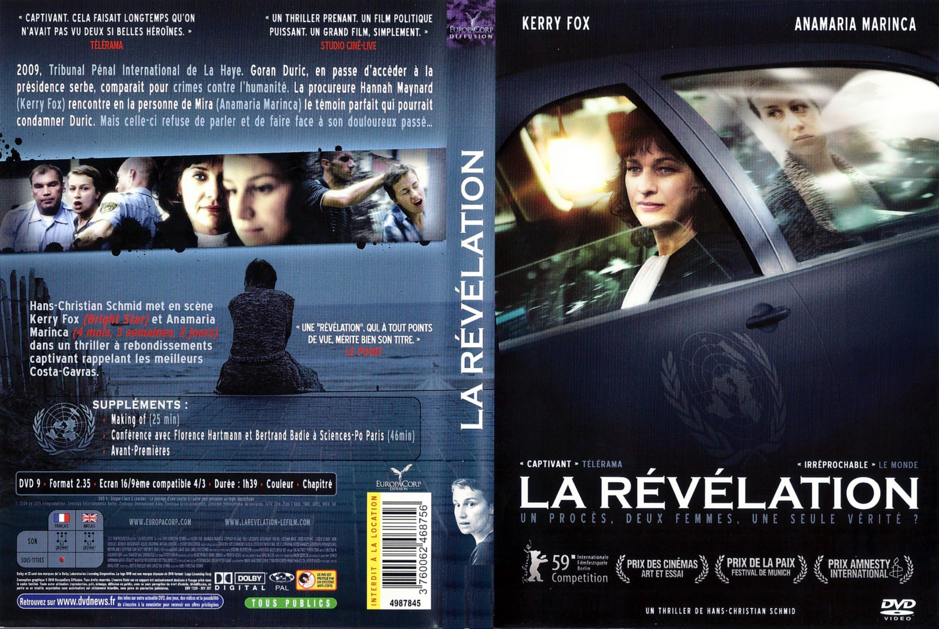 Jaquette DVD La rvlation