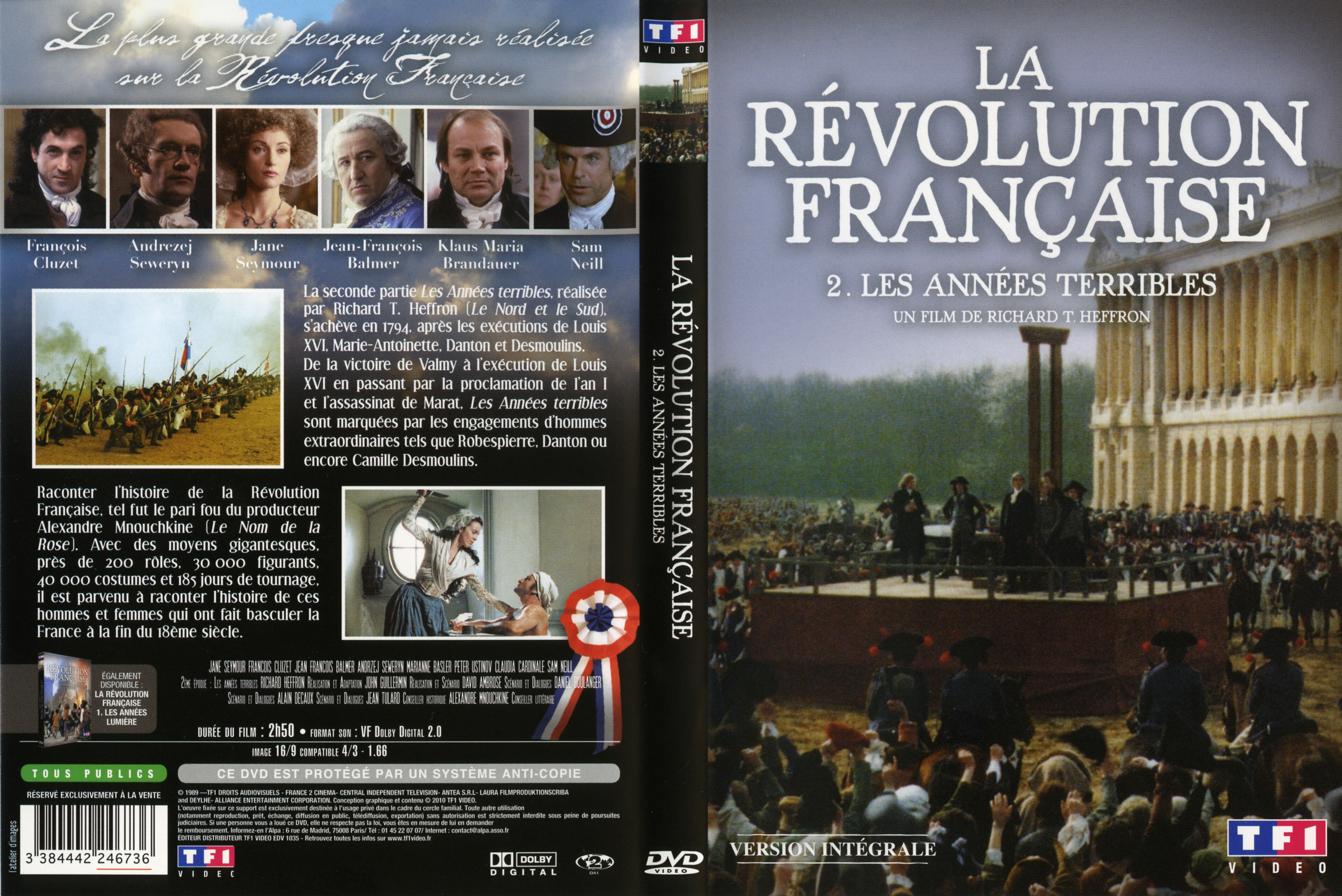 Jaquette DVD La rvolution Francaise DVD 2