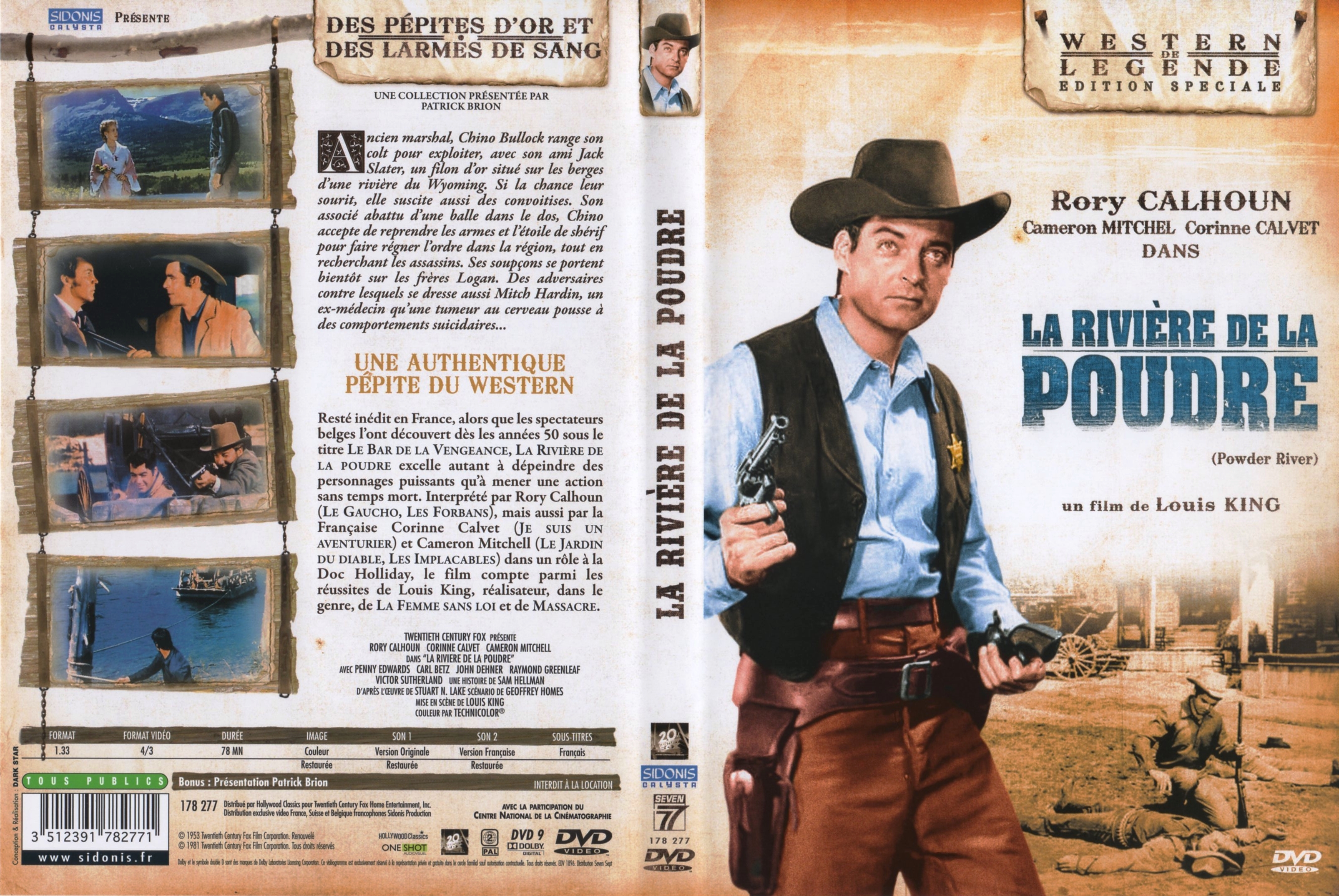 Jaquette DVD La rivire de la poudre