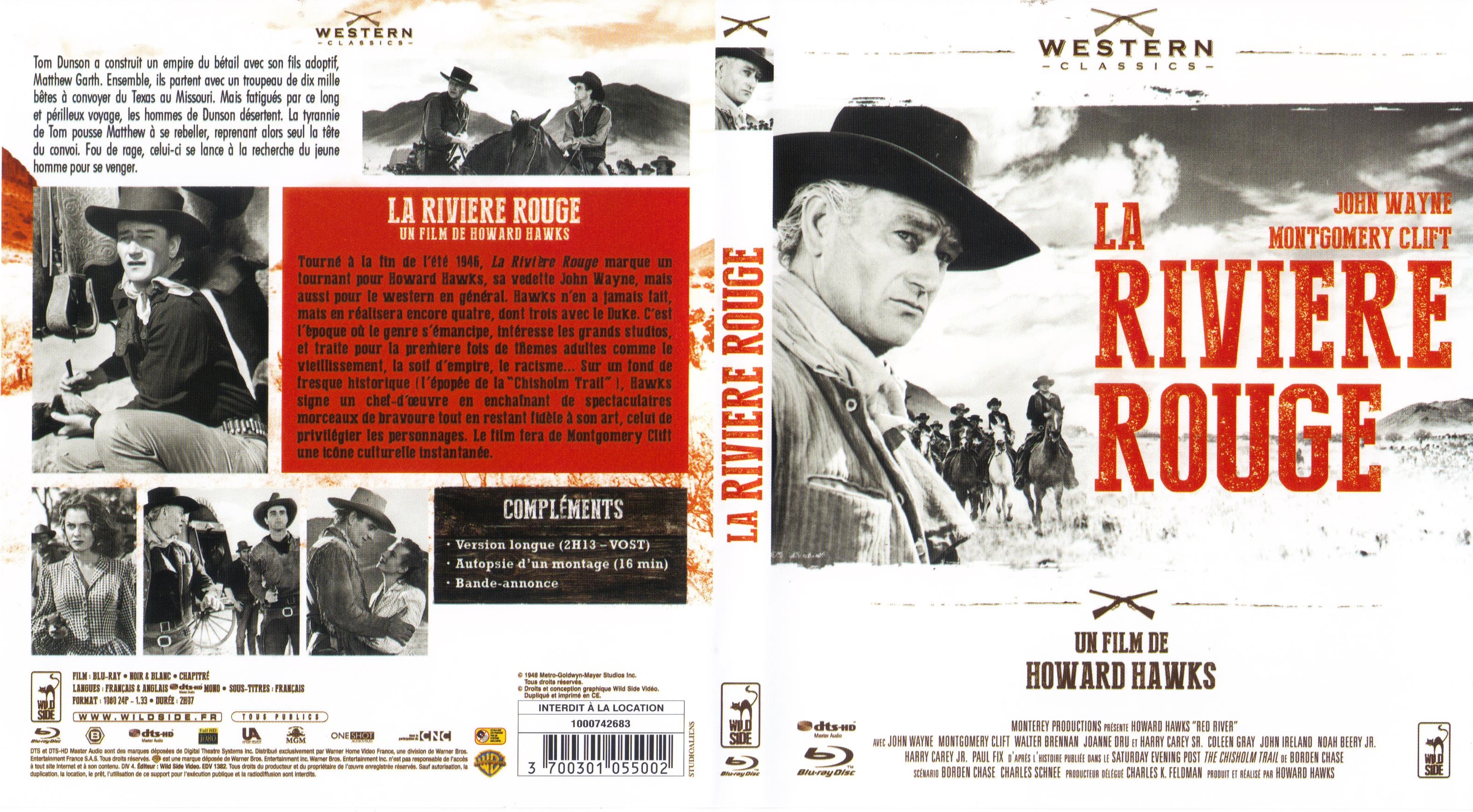 Jaquette DVD La rivire rouge (BLU-RAY)