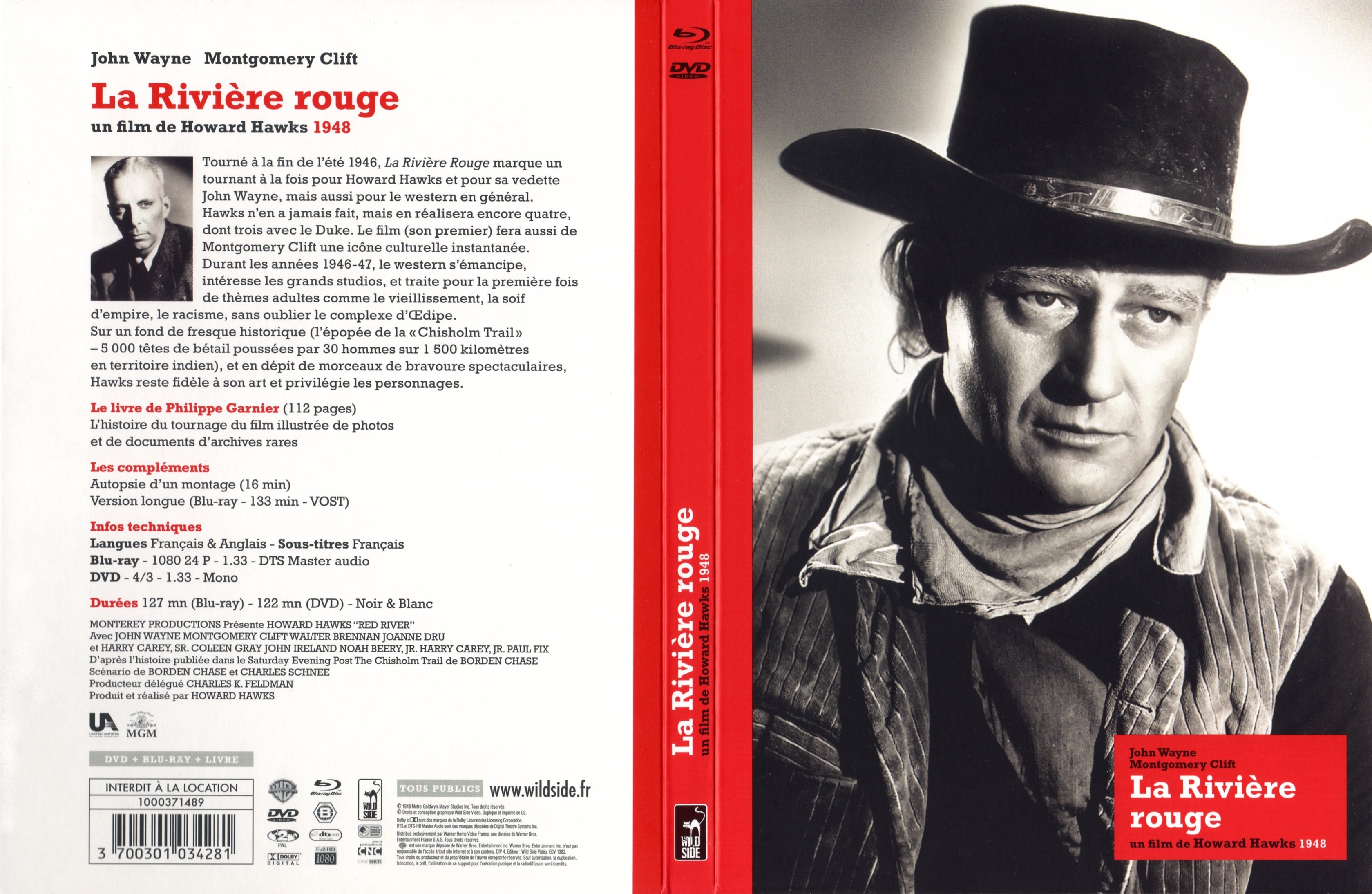 Jaquette DVD La rivire rouge v2