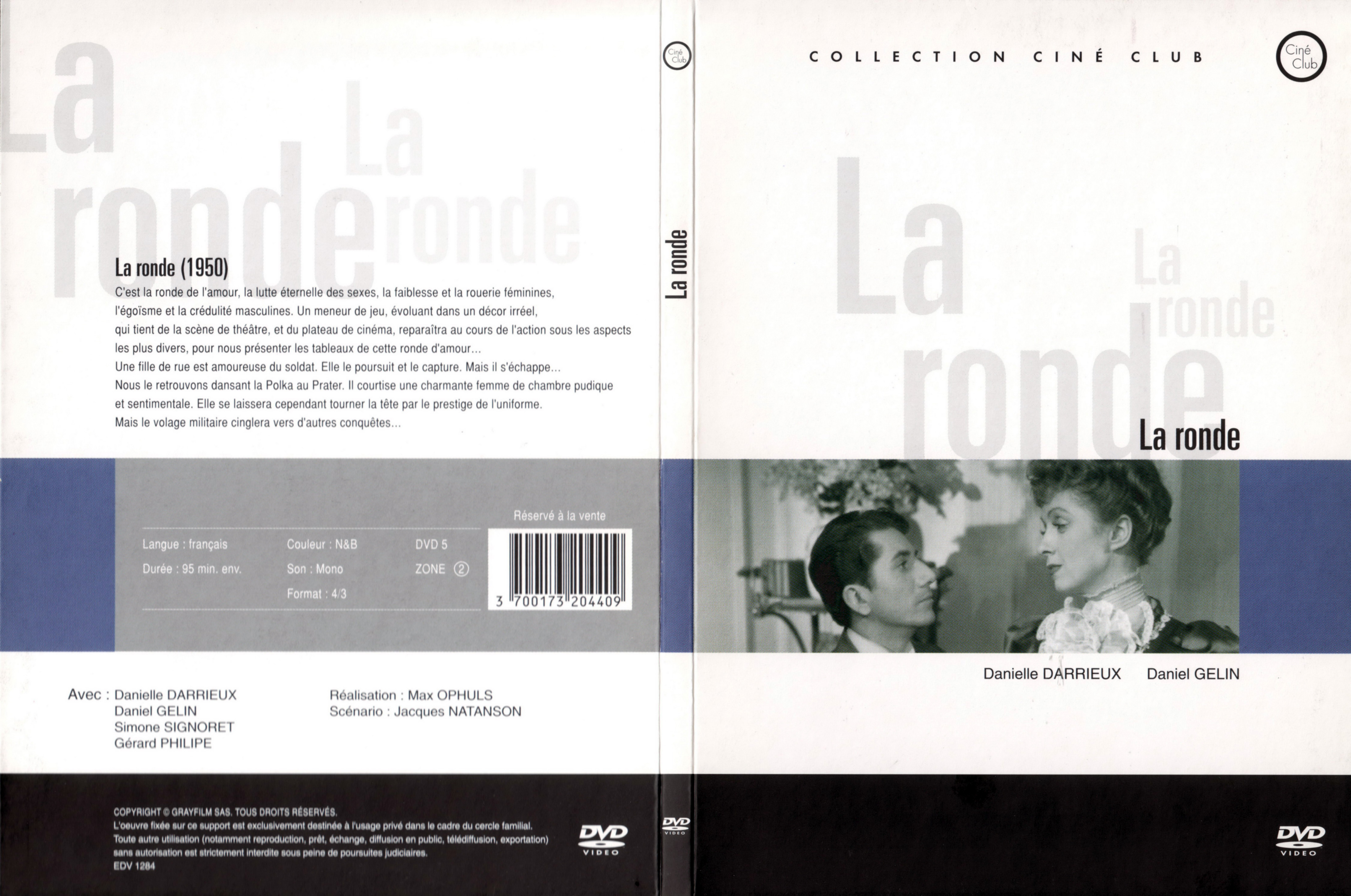 Jaquette DVD La ronde