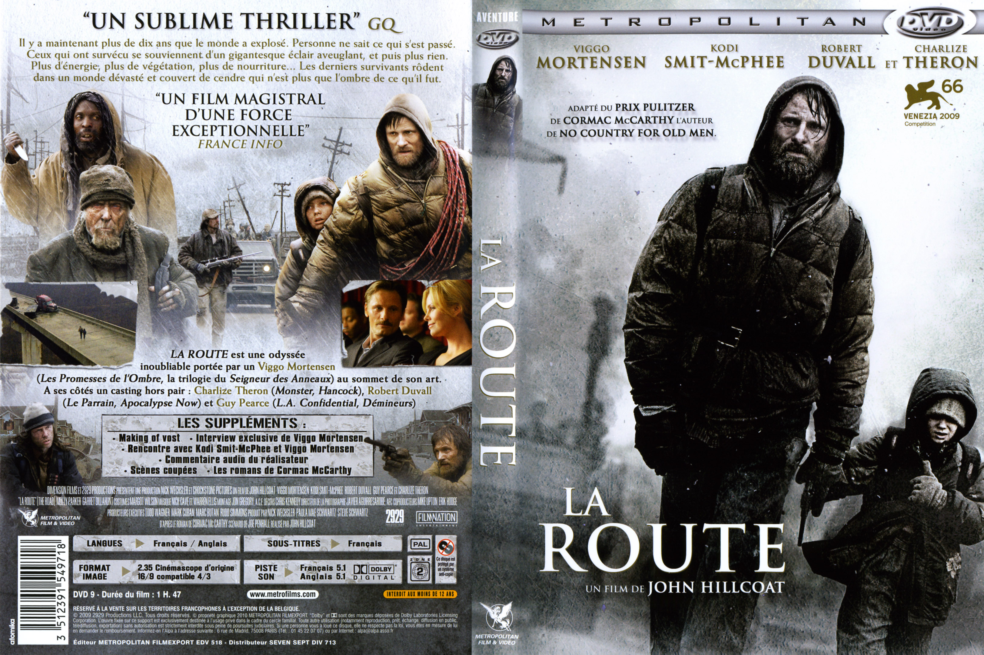 Jaquette DVD La route