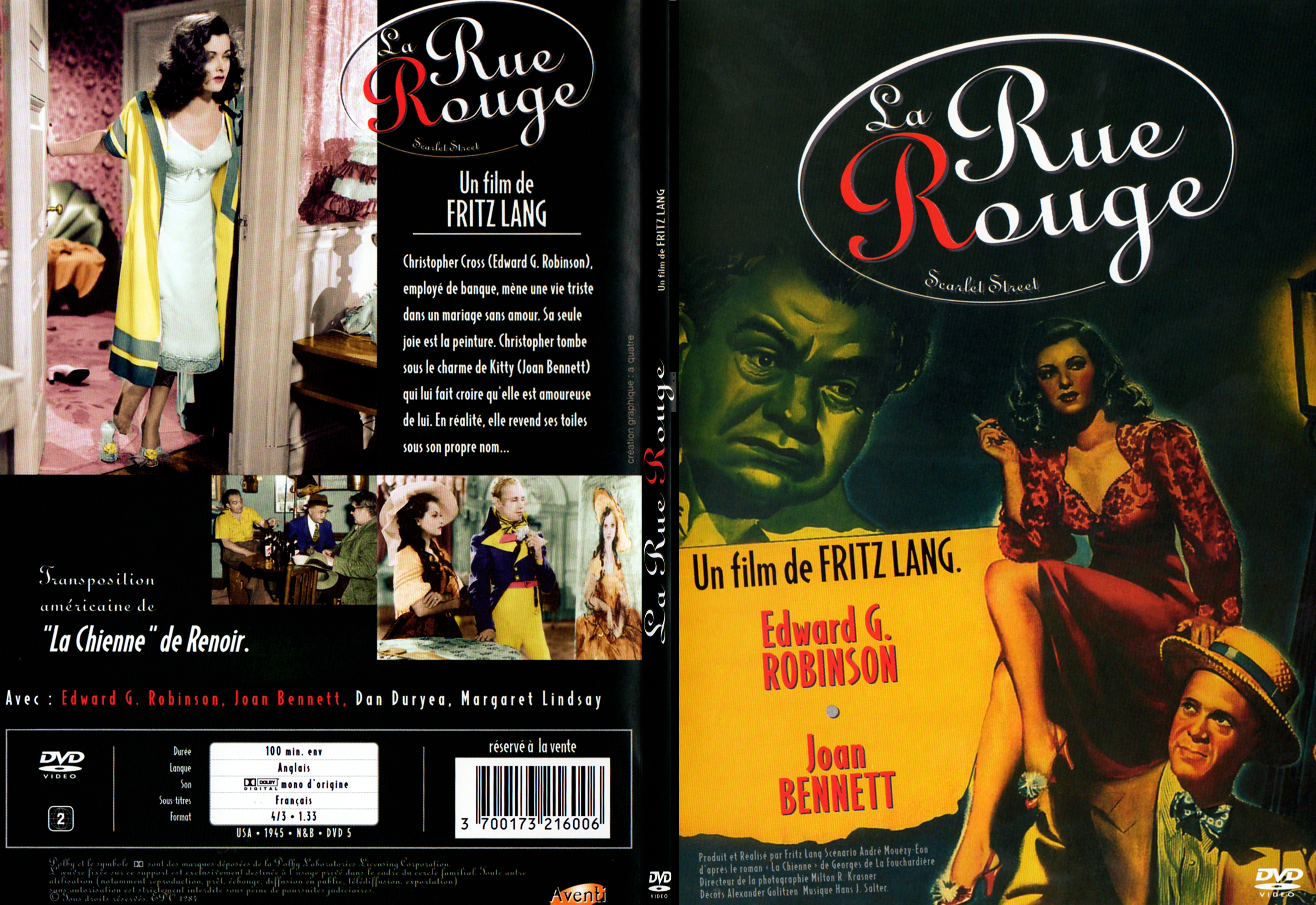 Jaquette DVD La rue rouge - SLIM