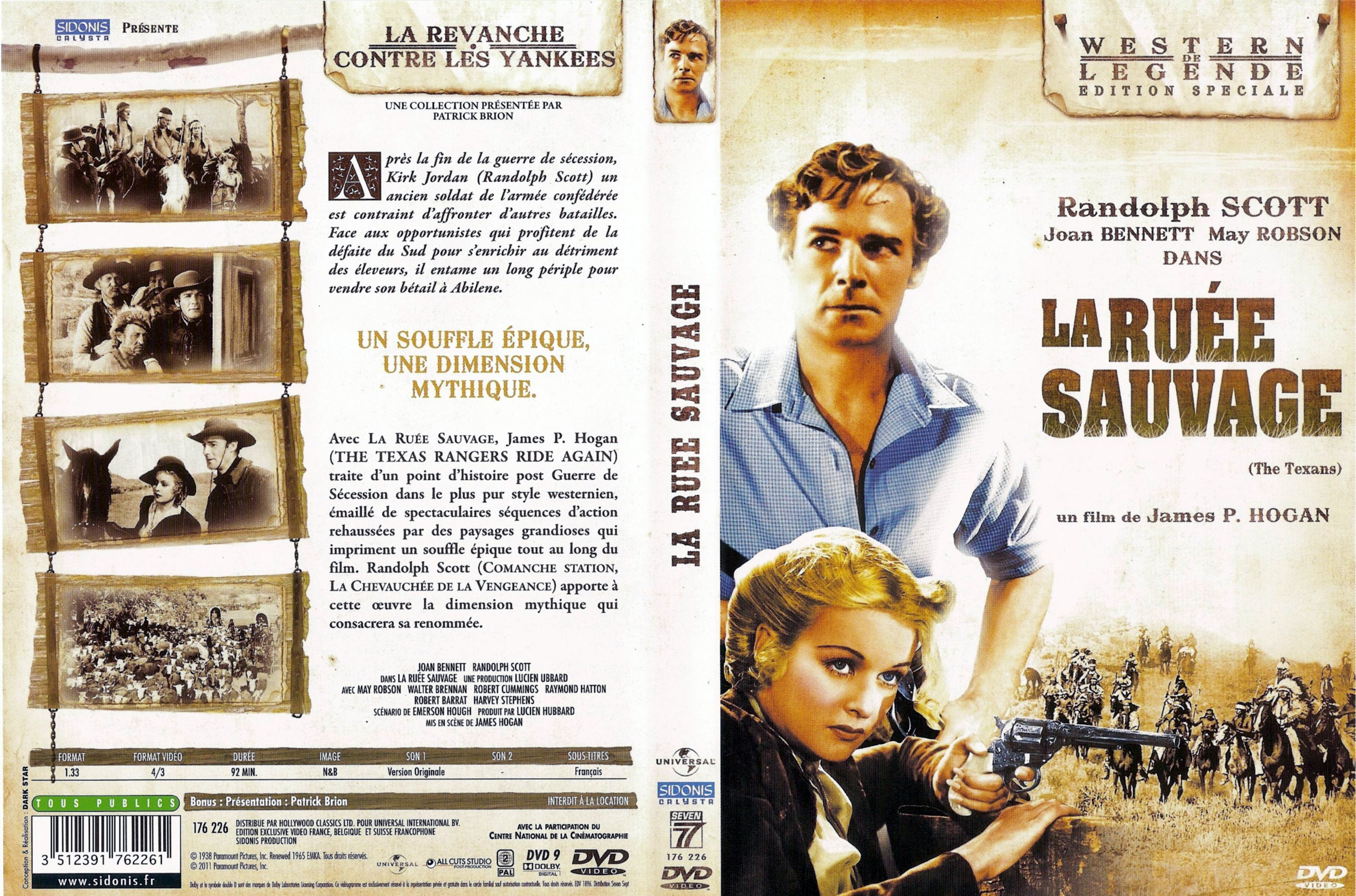 Jaquette DVD La rue sauvage