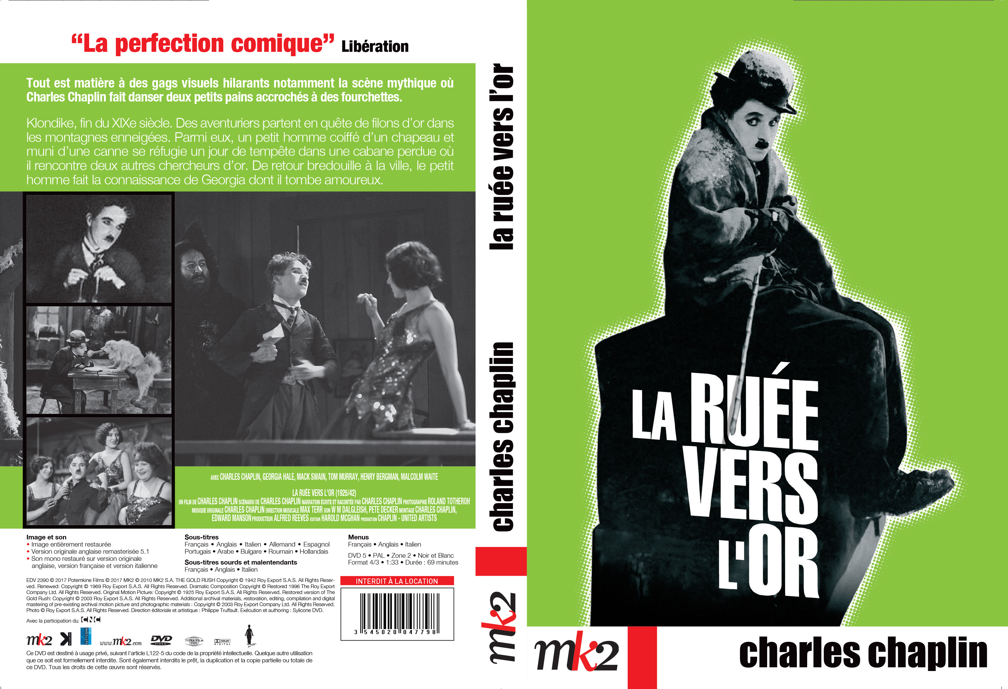 Jaquette DVD La rue vers l