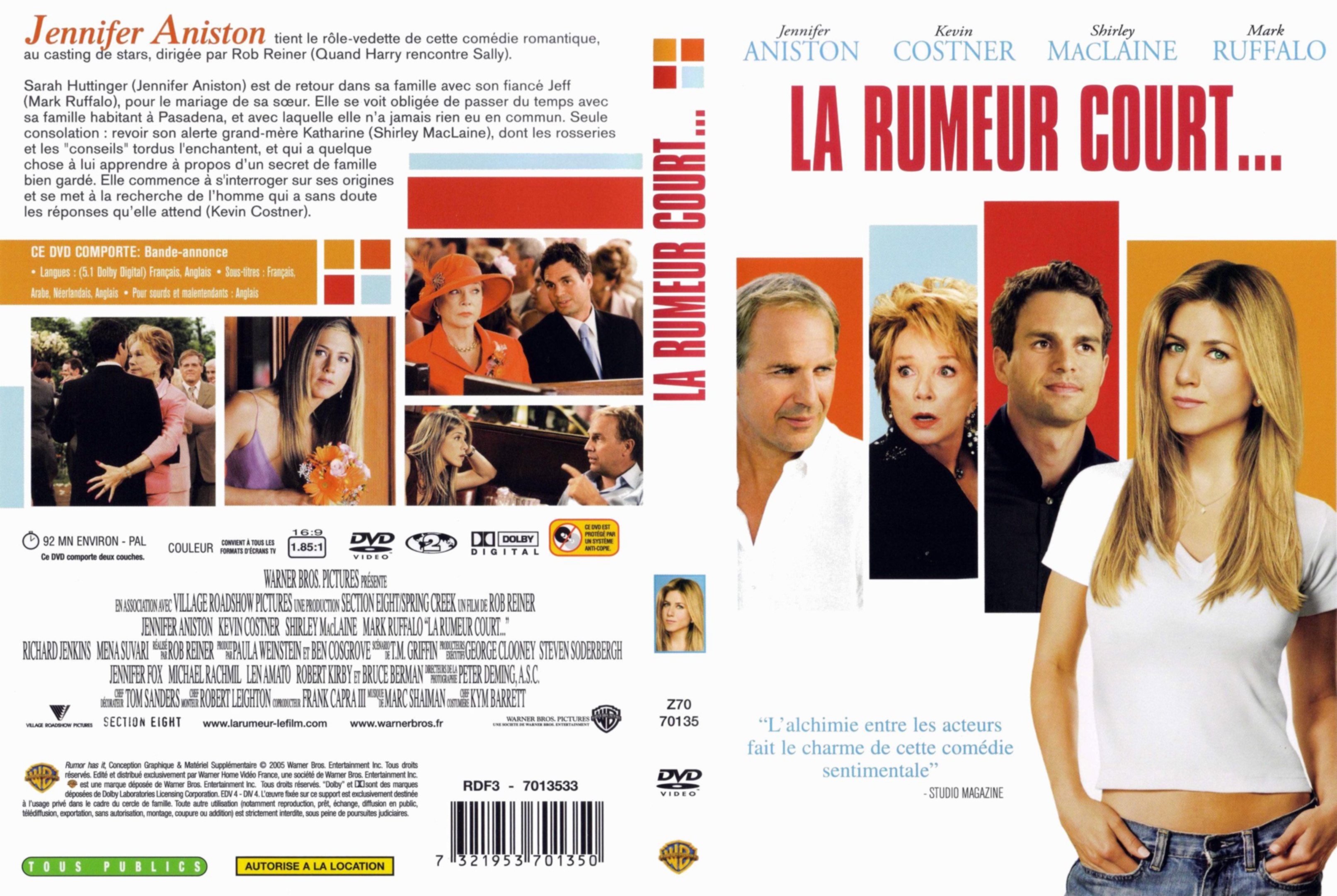 Jaquette DVD La rumeur court