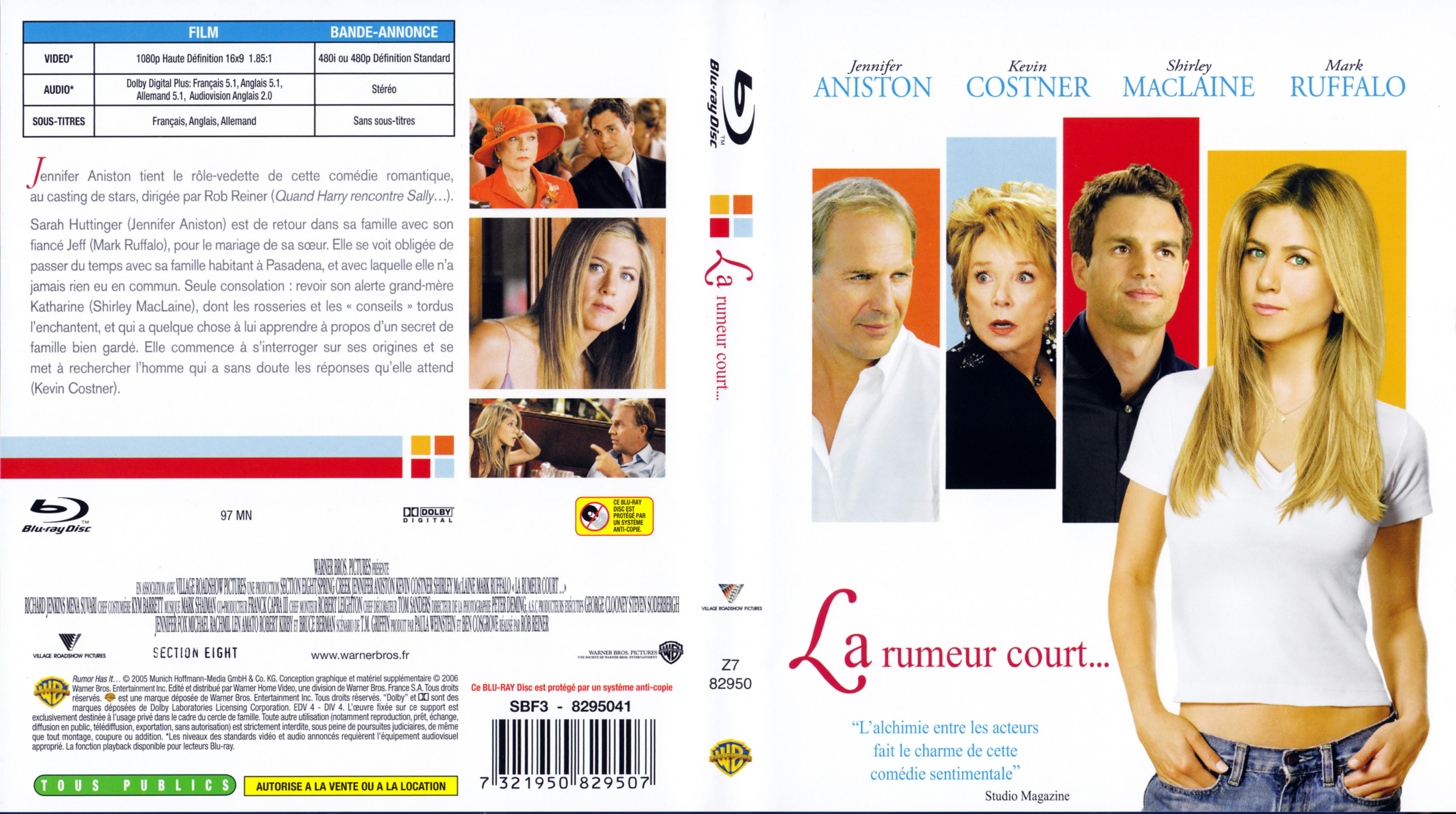 Jaquette DVD La rumeur court (BLU-RAY)