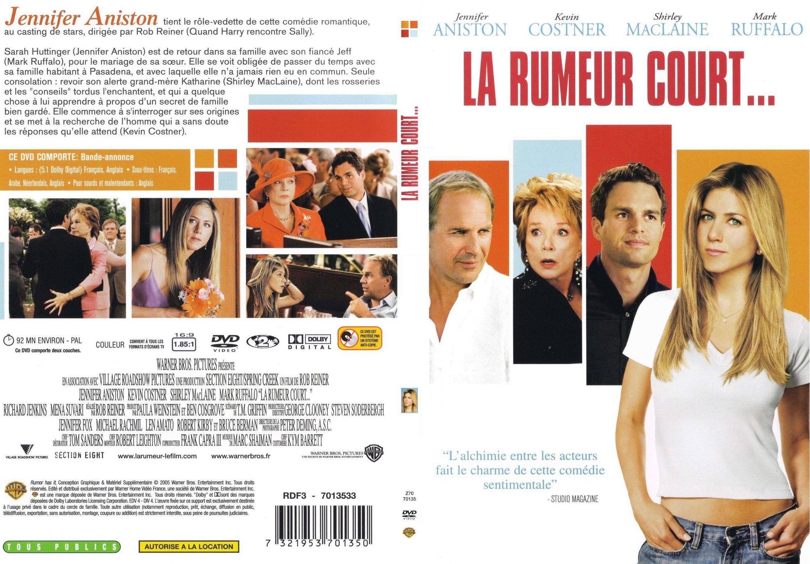 Jaquette DVD La rumeur court - SLIM