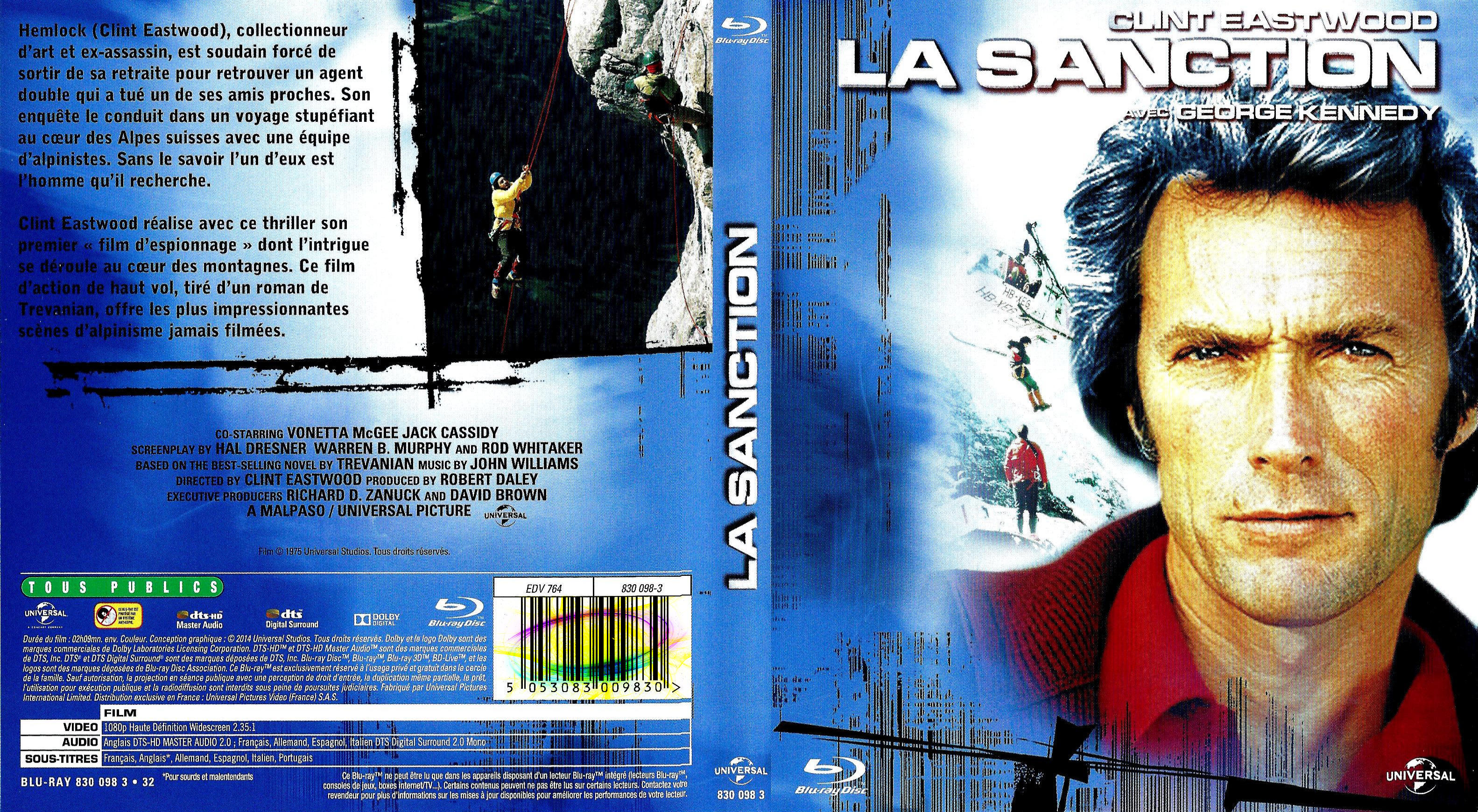 Jaquette DVD La sanction (BLU-RAY)