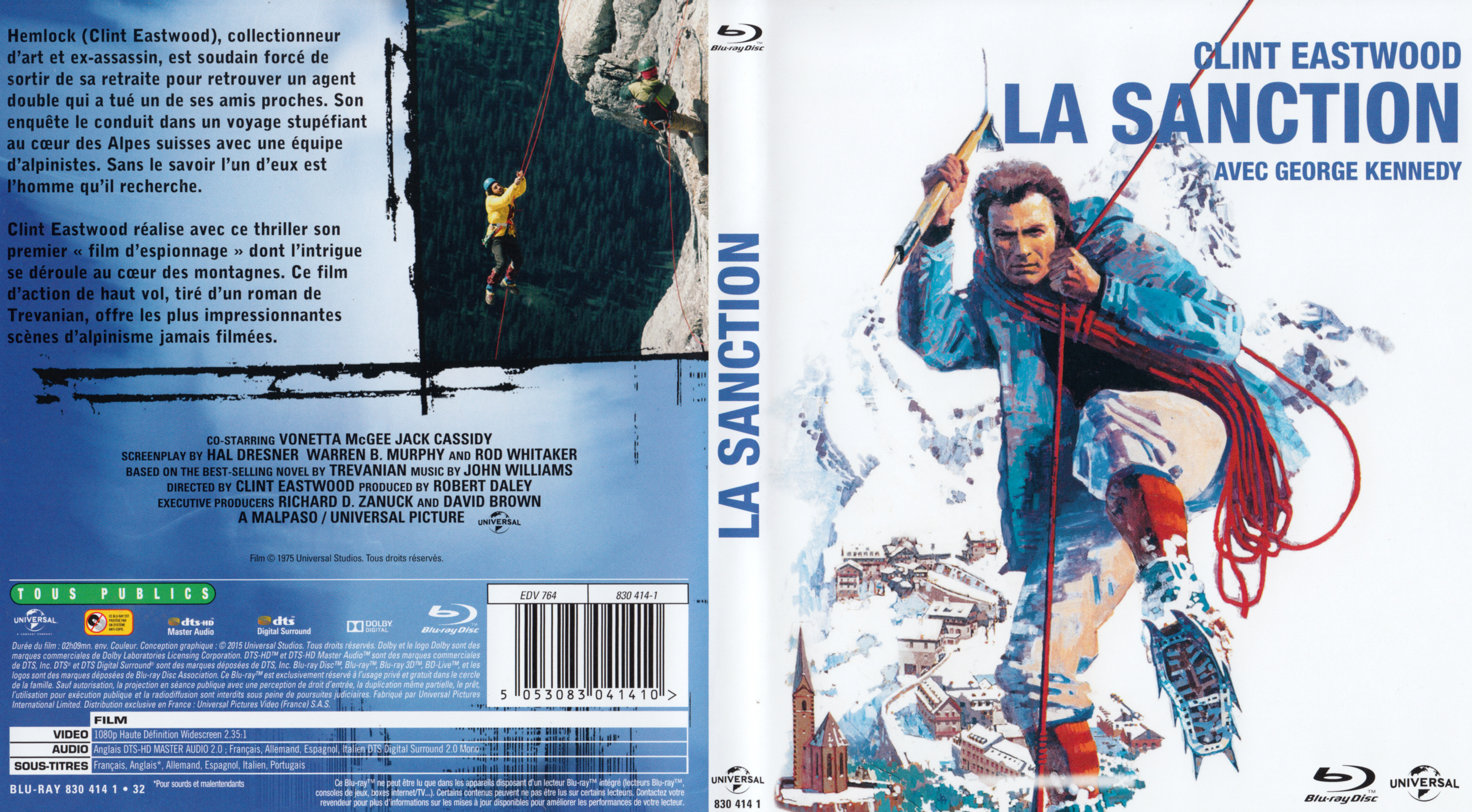 Jaquette DVD La sanction (BLU-RAY) v2