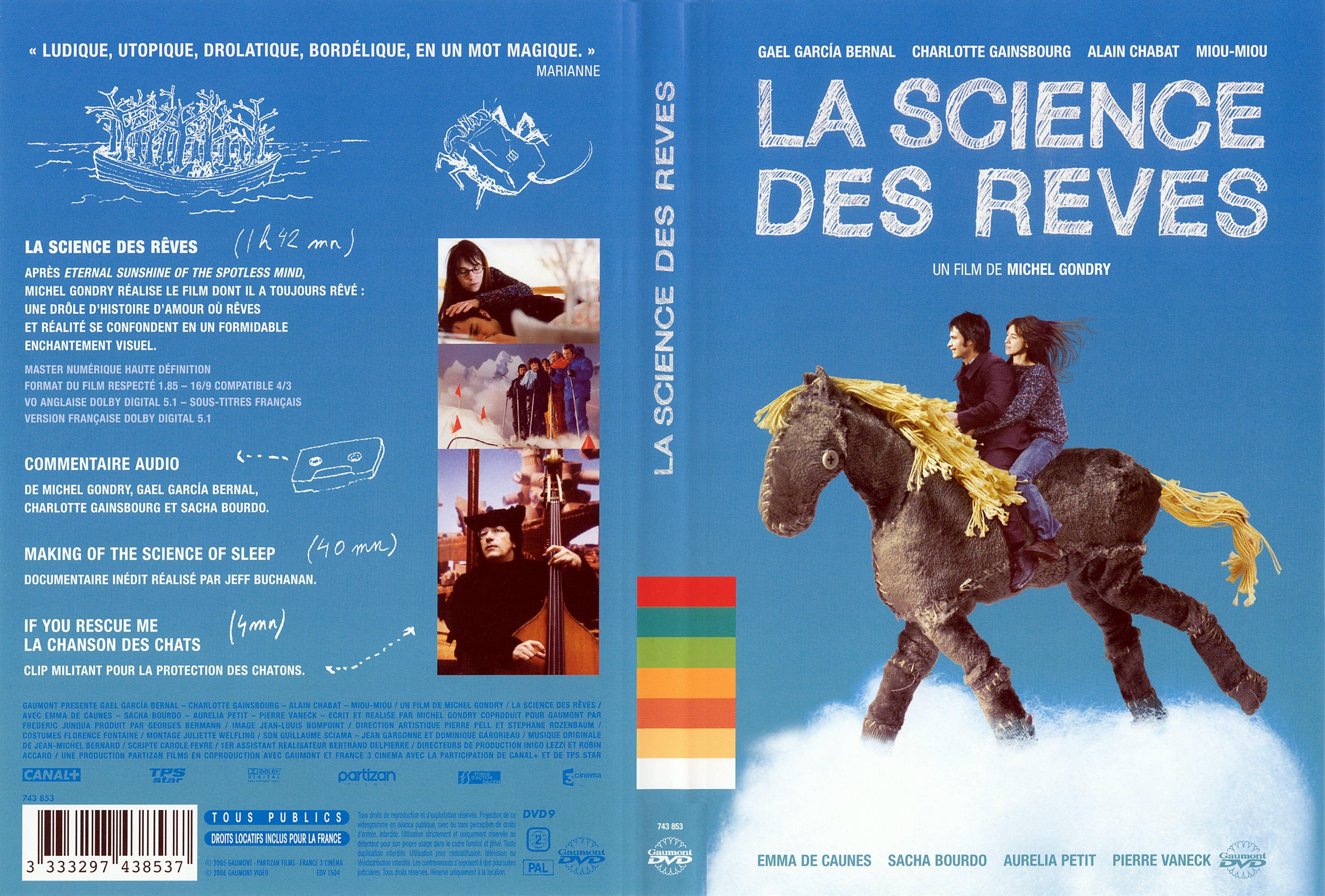 Jaquette DVD La science des rves - SLIM