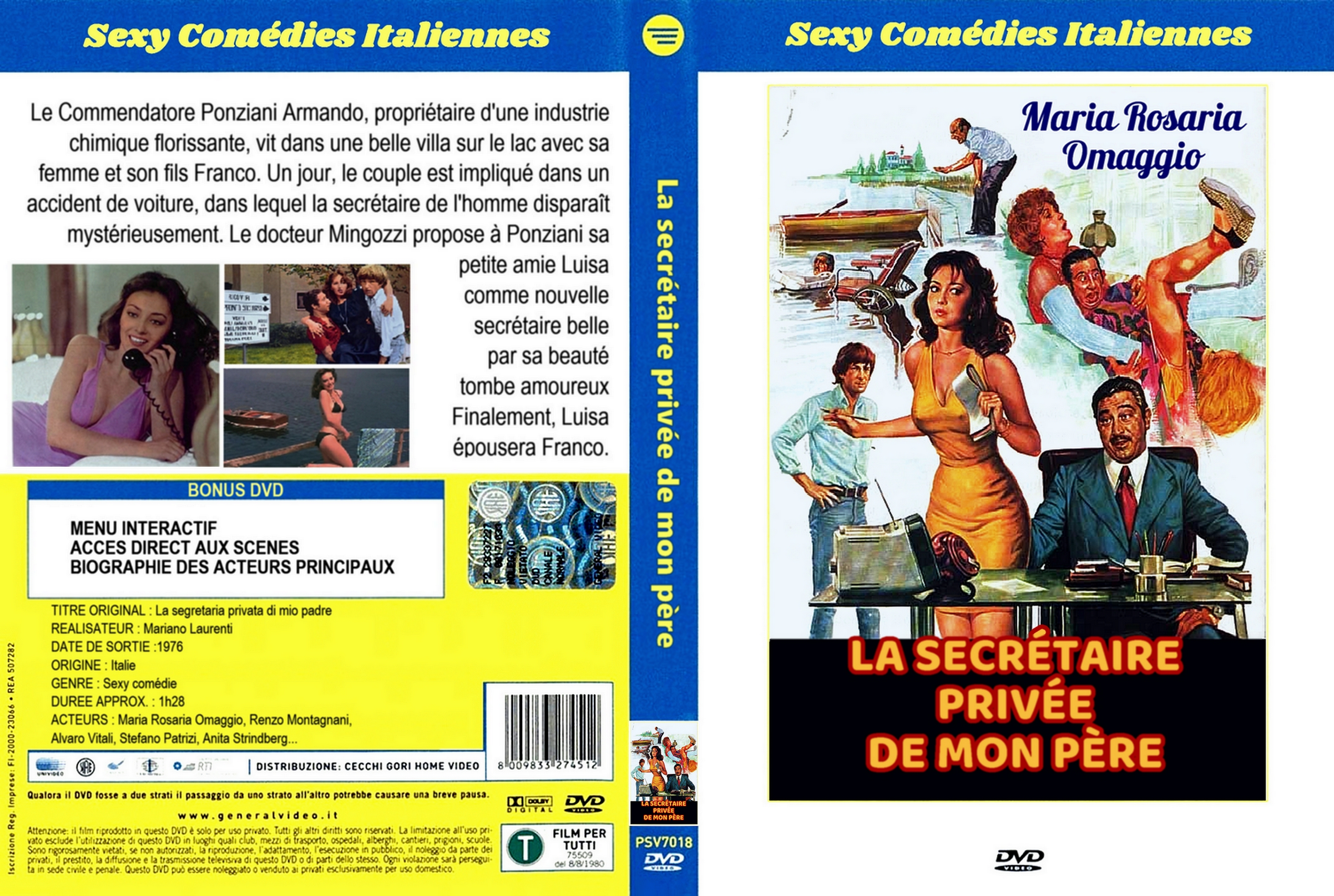 Jaquette DVD La secrtaire prive de mon pre custom